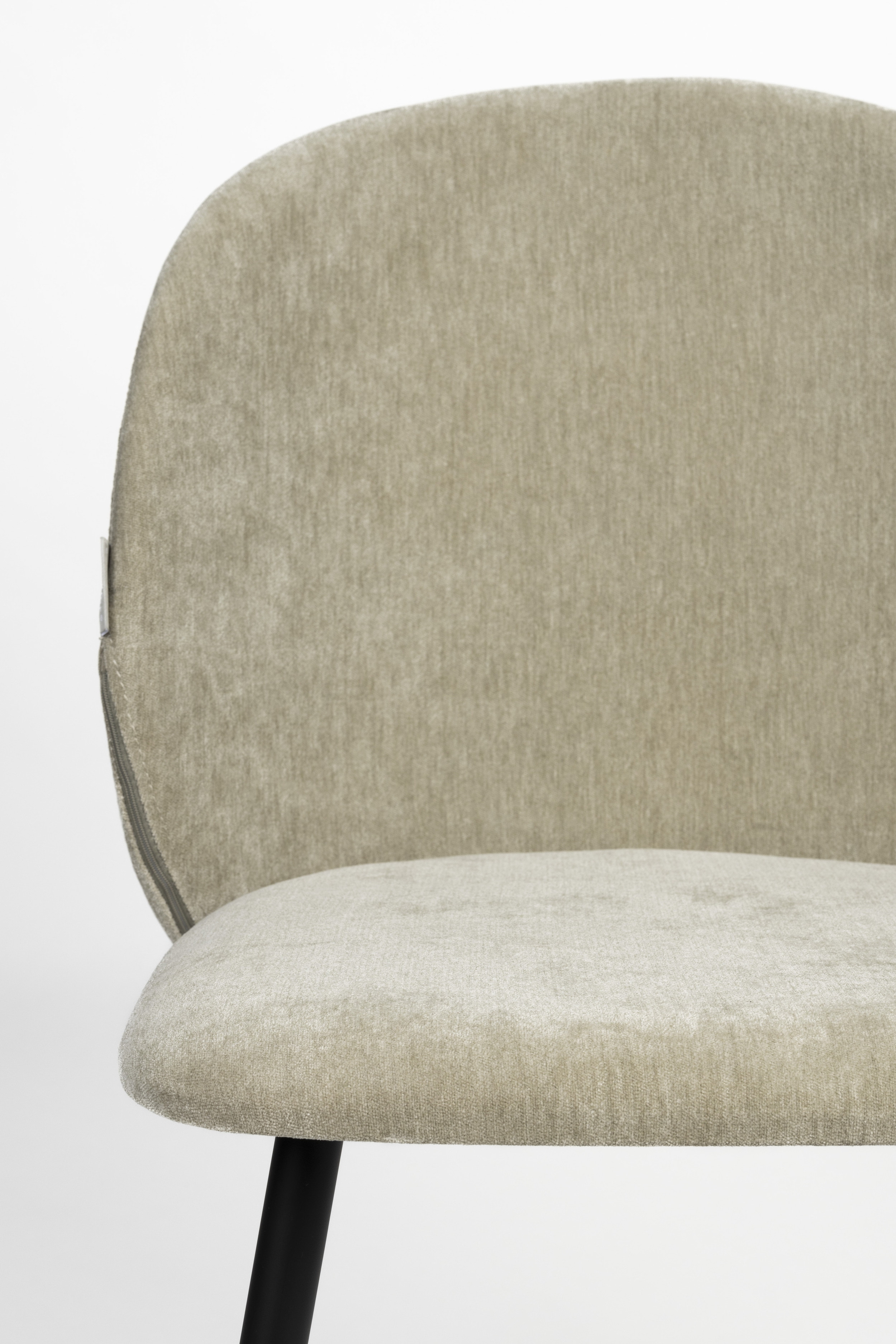 Zuiver Eetkamerstoel 'Cozy' Velvet, kleur Moss