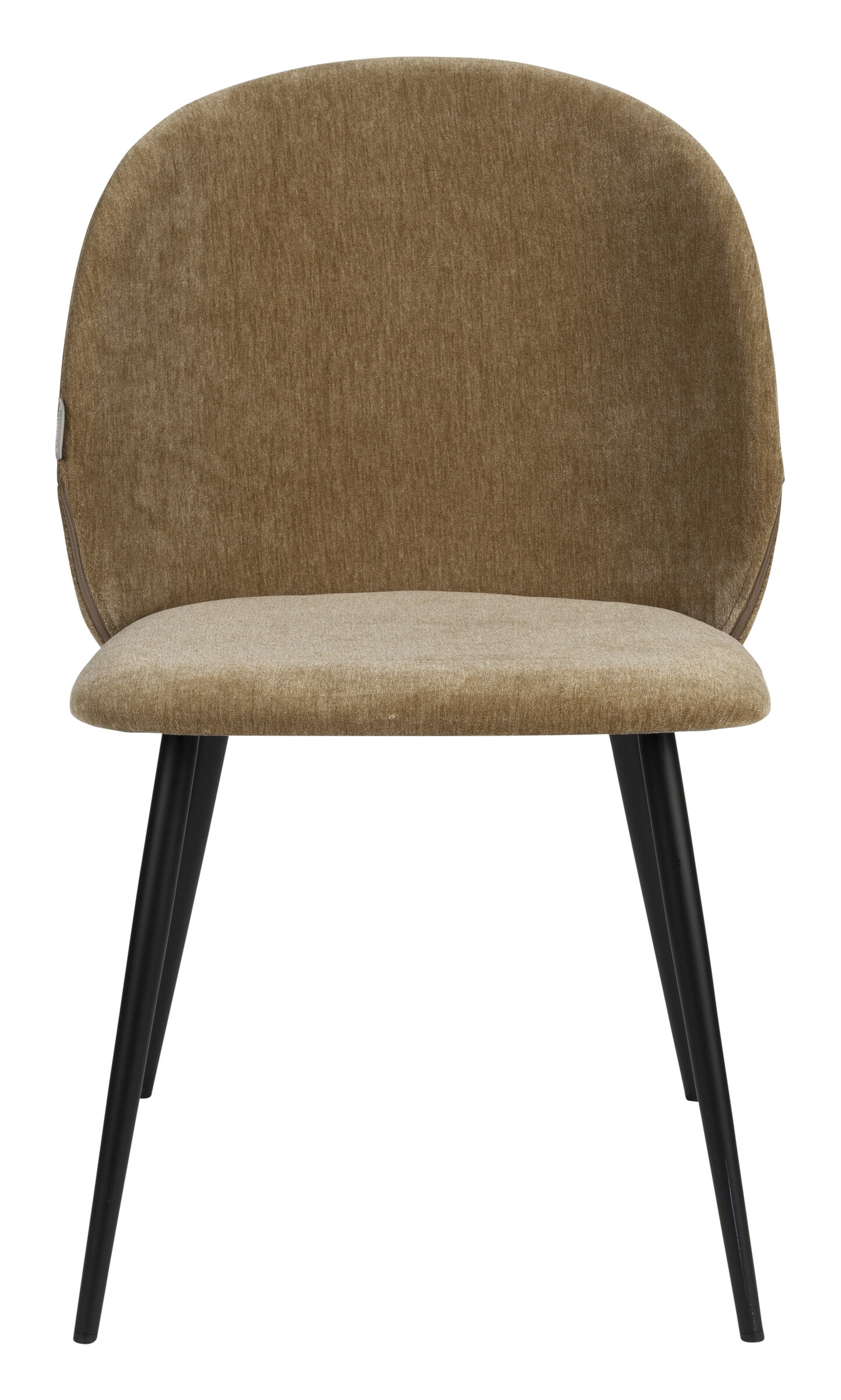Zuiver Eetkamerstoel 'Cozy' Velvet, kleur Mustard