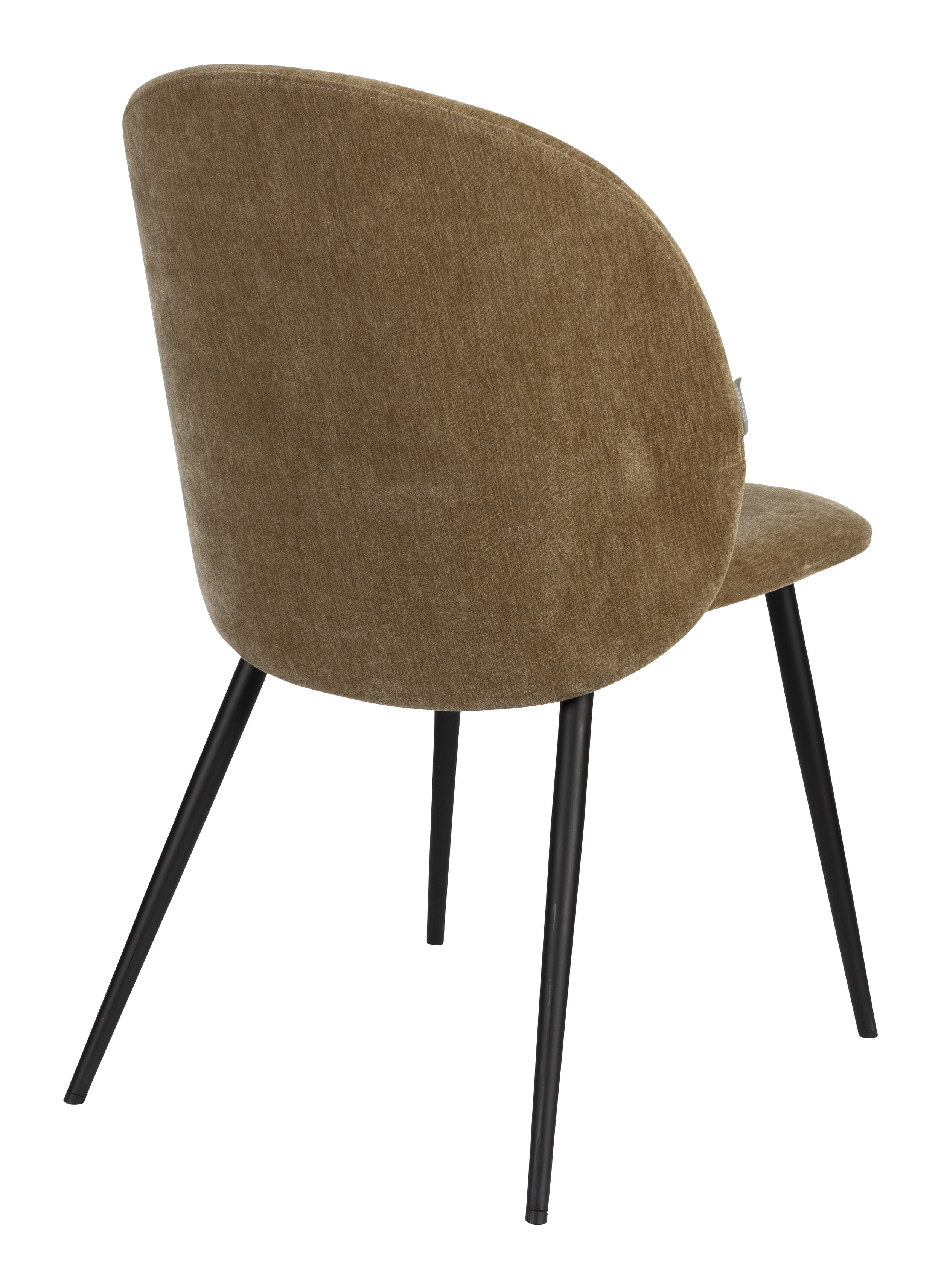 Zuiver Eetkamerstoel 'Cozy' Velvet, kleur Mustard