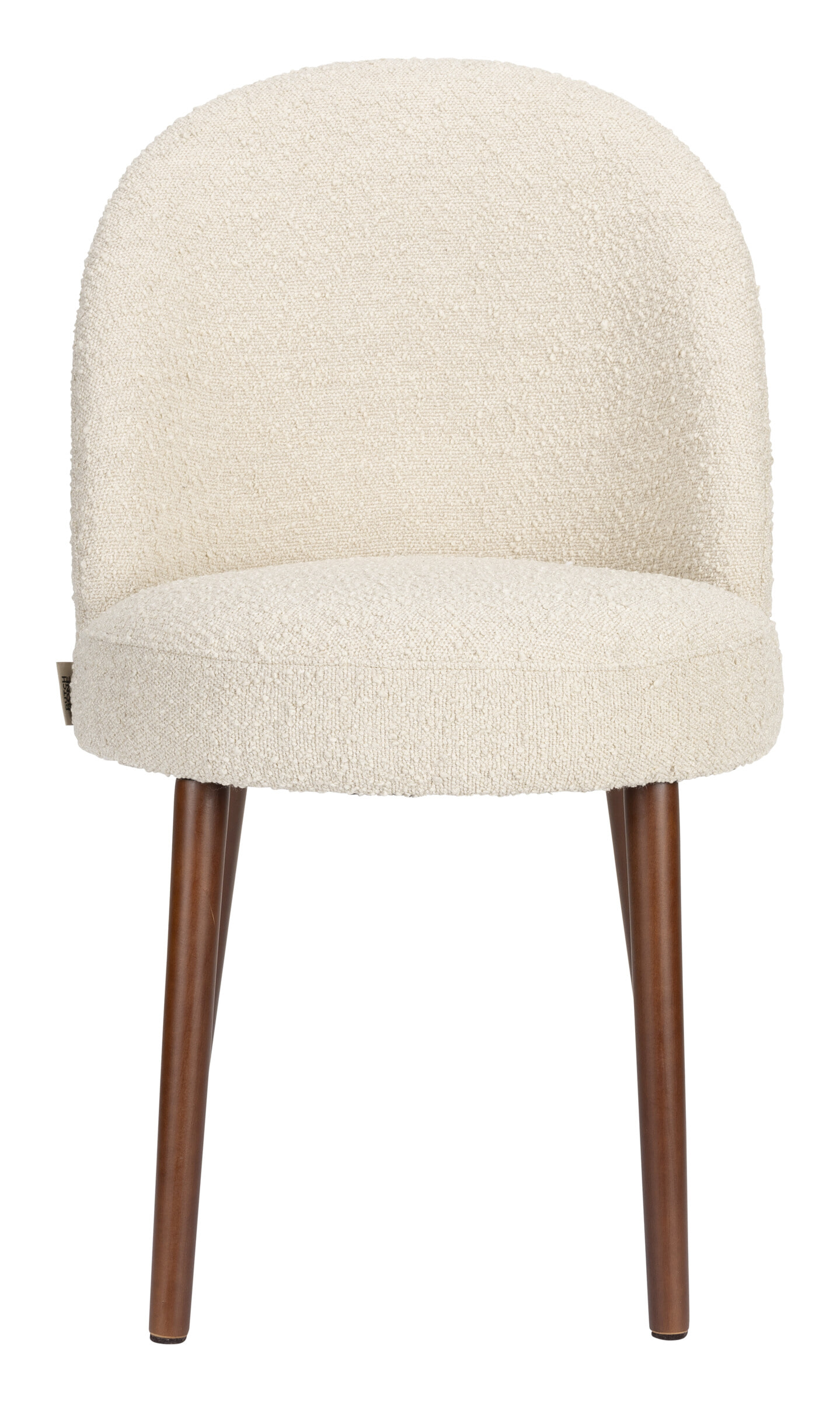 Dutchbone Eetkamerstoel 'Barbara' Bouclé, kleur Beige