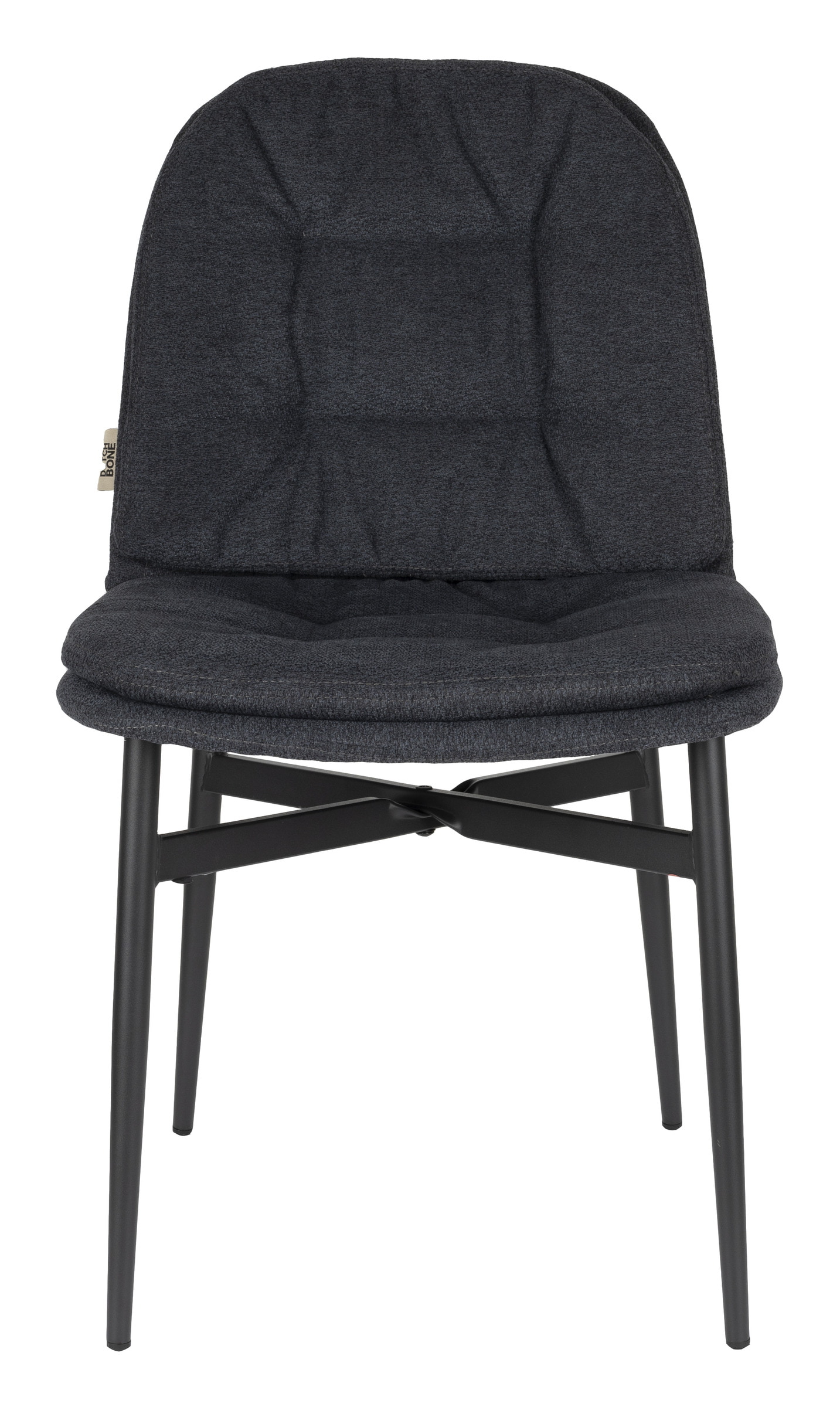 Dutchbone Eetkamerstoel 'Jade' kleur Donkerblauw