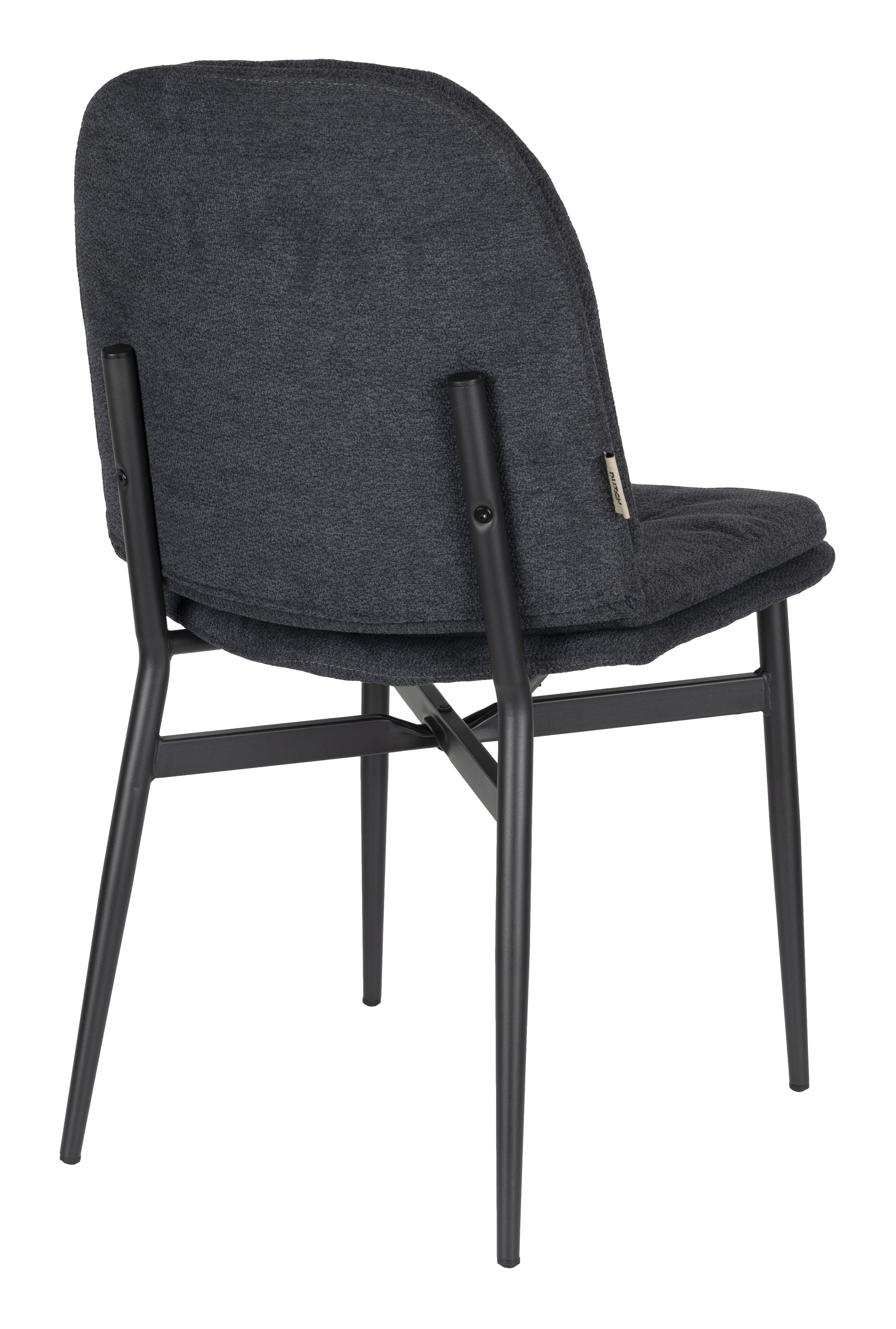 Dutchbone Eetkamerstoel 'Jade' kleur Donkerblauw