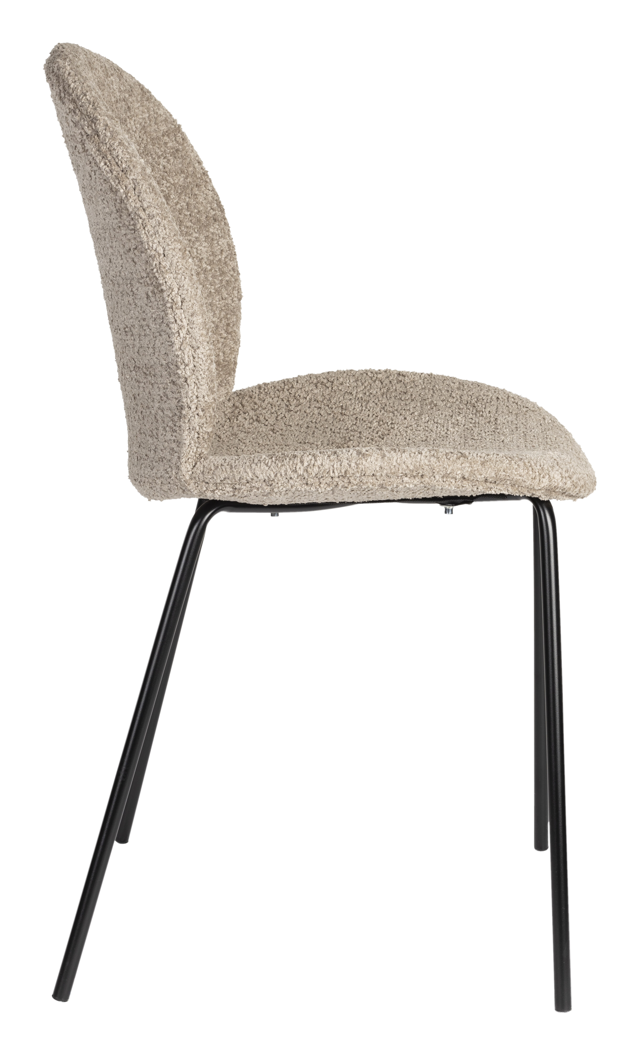 Zuiver Eetkamerstoel 'Bonnet' Teddy, kleur Beige
