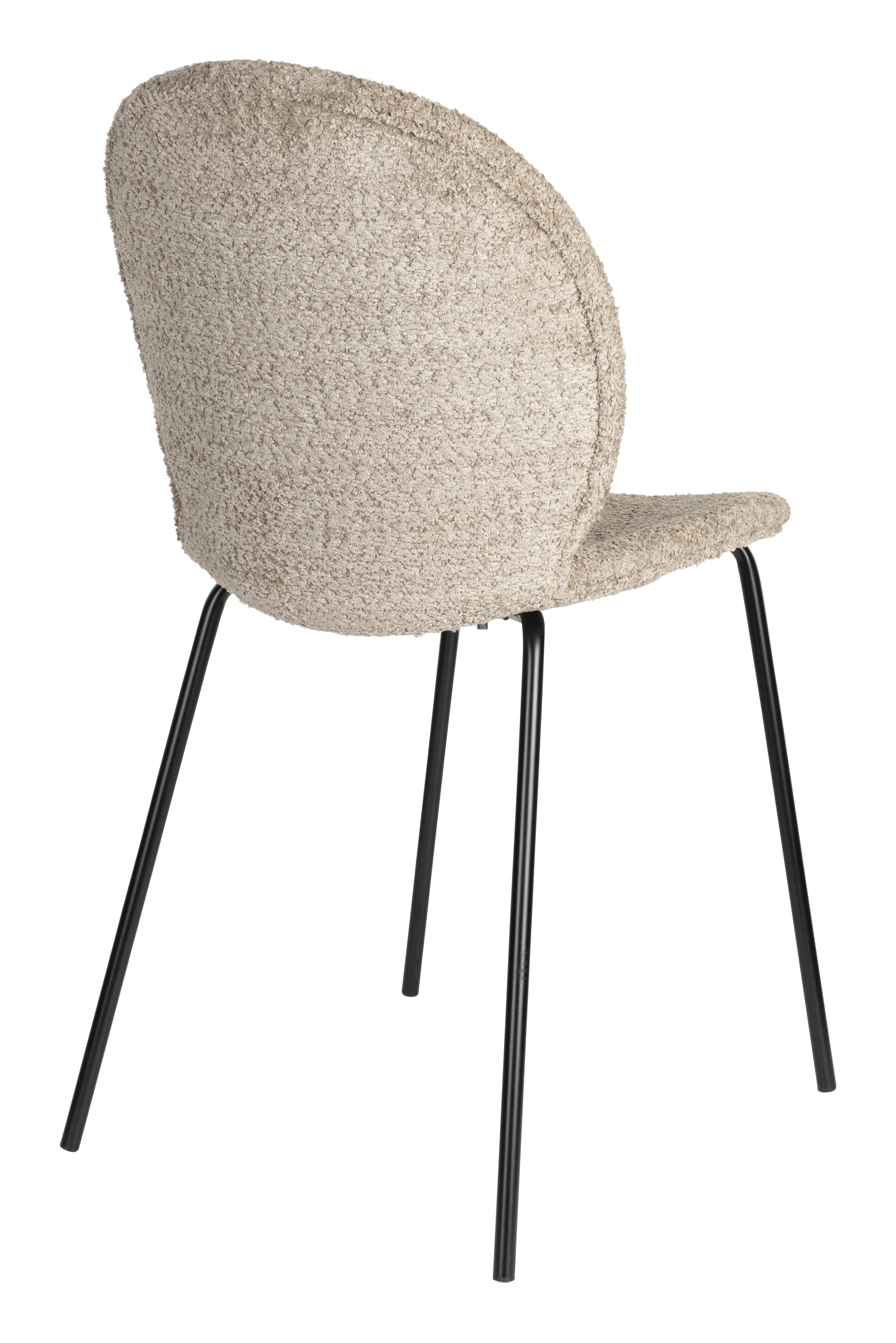 Zuiver Eetkamerstoel 'Bonnet' Teddy, kleur Beige