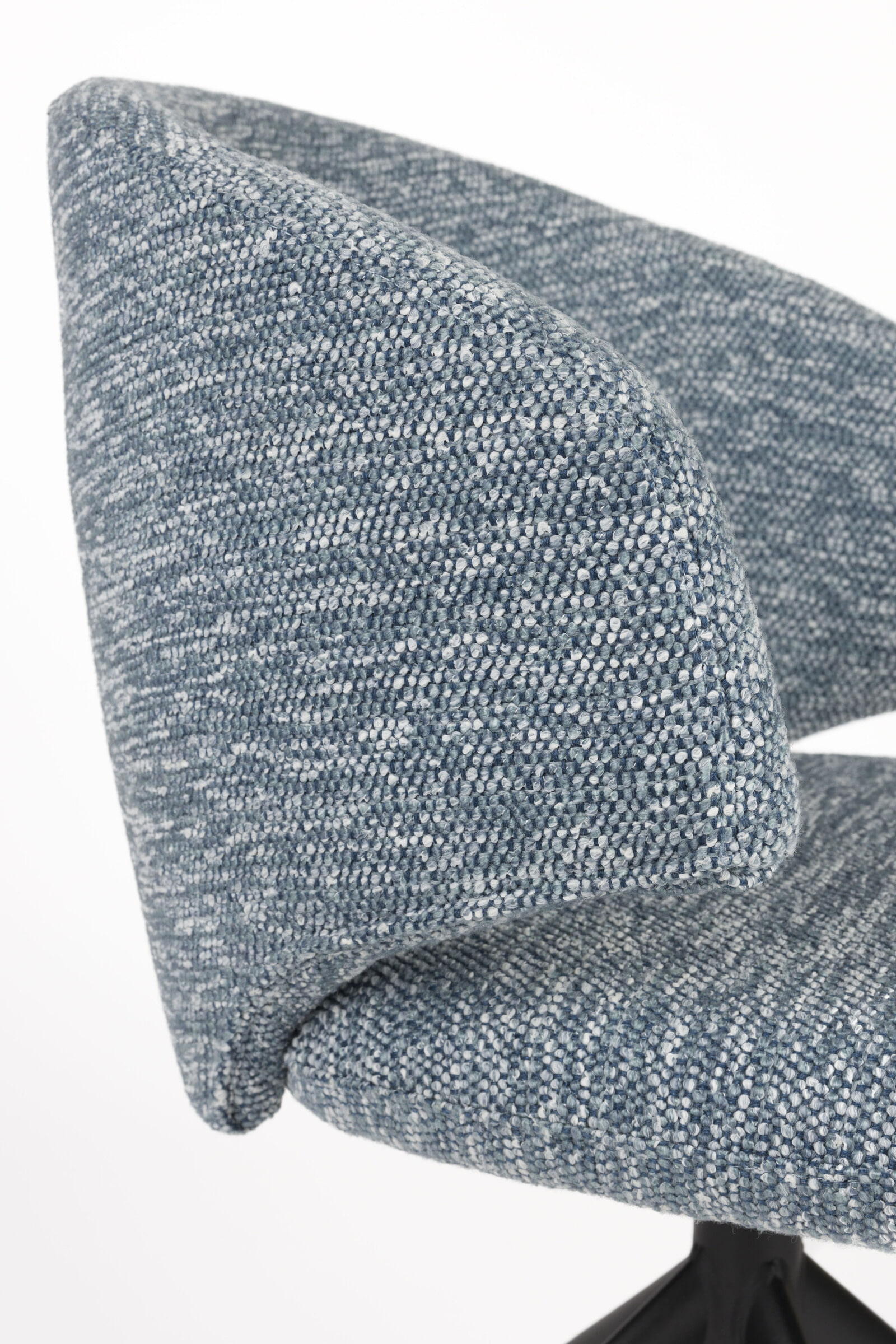 ZILT Draaibare Eetkamerstoel 'Mikea' Draaibaar, kleur Blauw