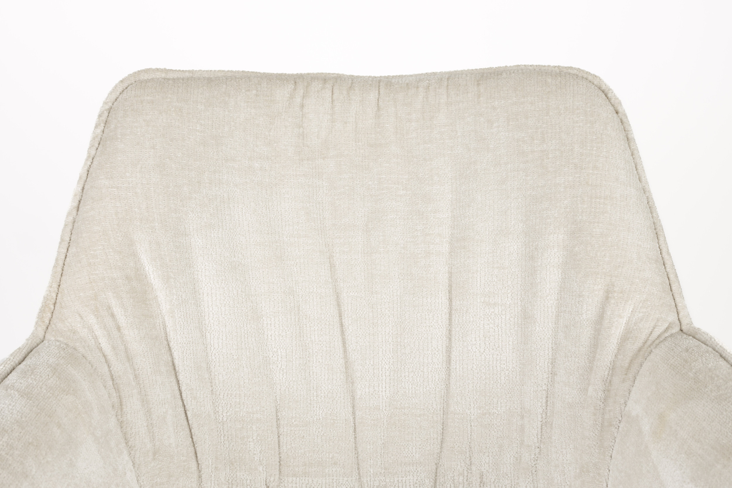 ZILT Draaibare Eetkamerstoel 'Jahmar' Chenille, kleur Beige