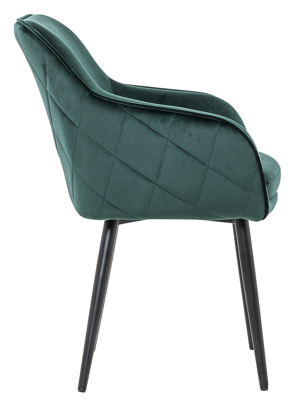 Artistiq Eetkamerstoel 'Juna' Velvet, kleur Groen