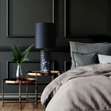 Artistiq Tafellamp 'Rosann' Marmer, kleur zwart