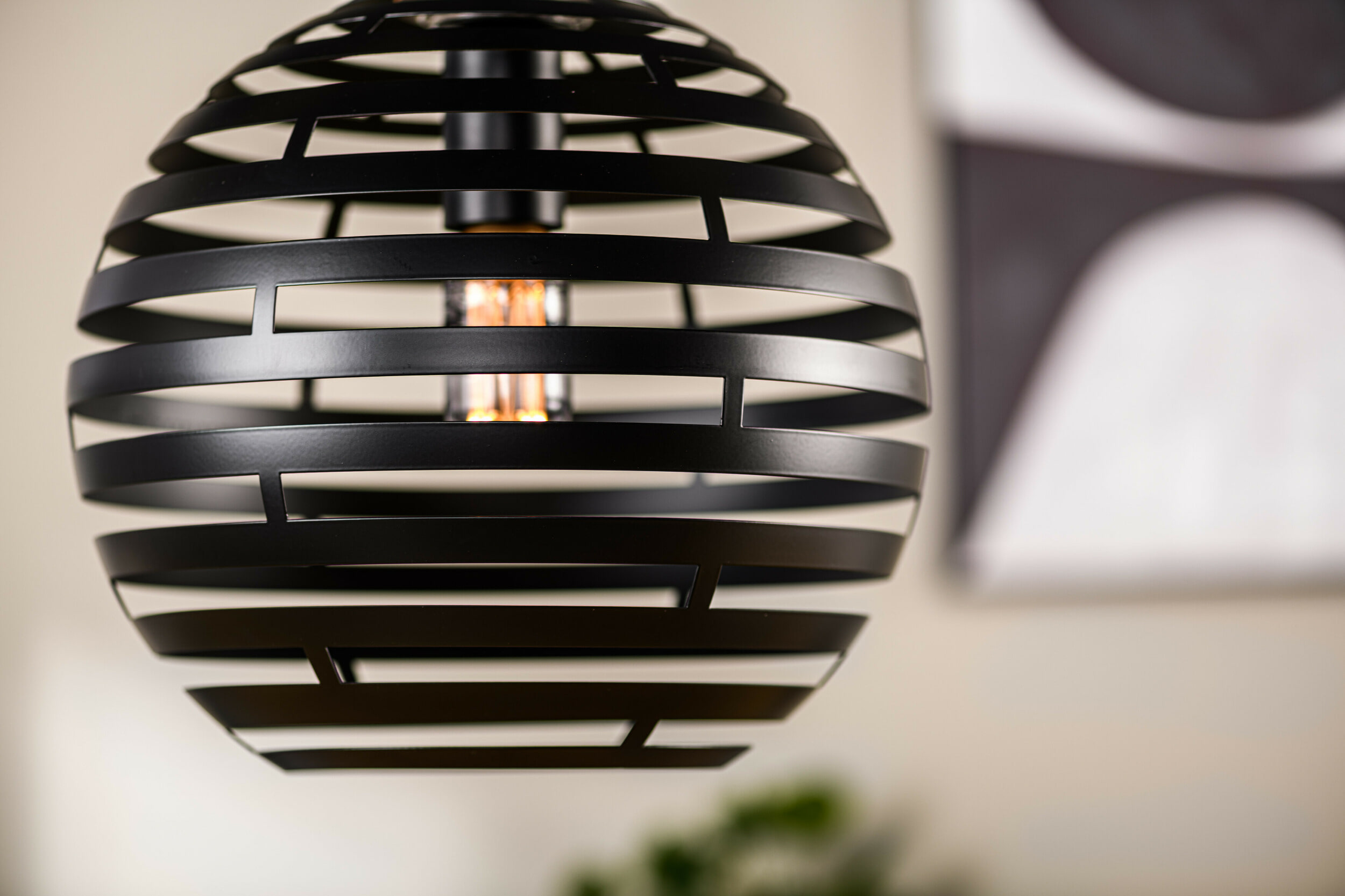 BASE Hanglamp 'Bonnie' 30cm, kleur Zwart