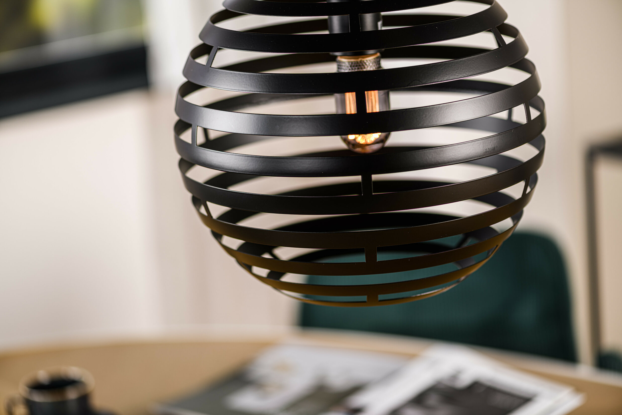BASE Hanglamp 'Bonnie' 30cm, kleur Zwart