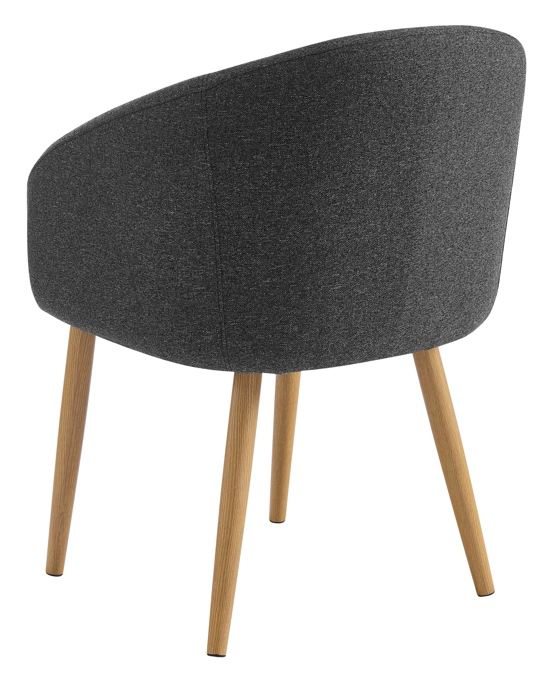 Artistiq Eetkamerstoel 'Espen' Structuurstof, kleur Antraciet