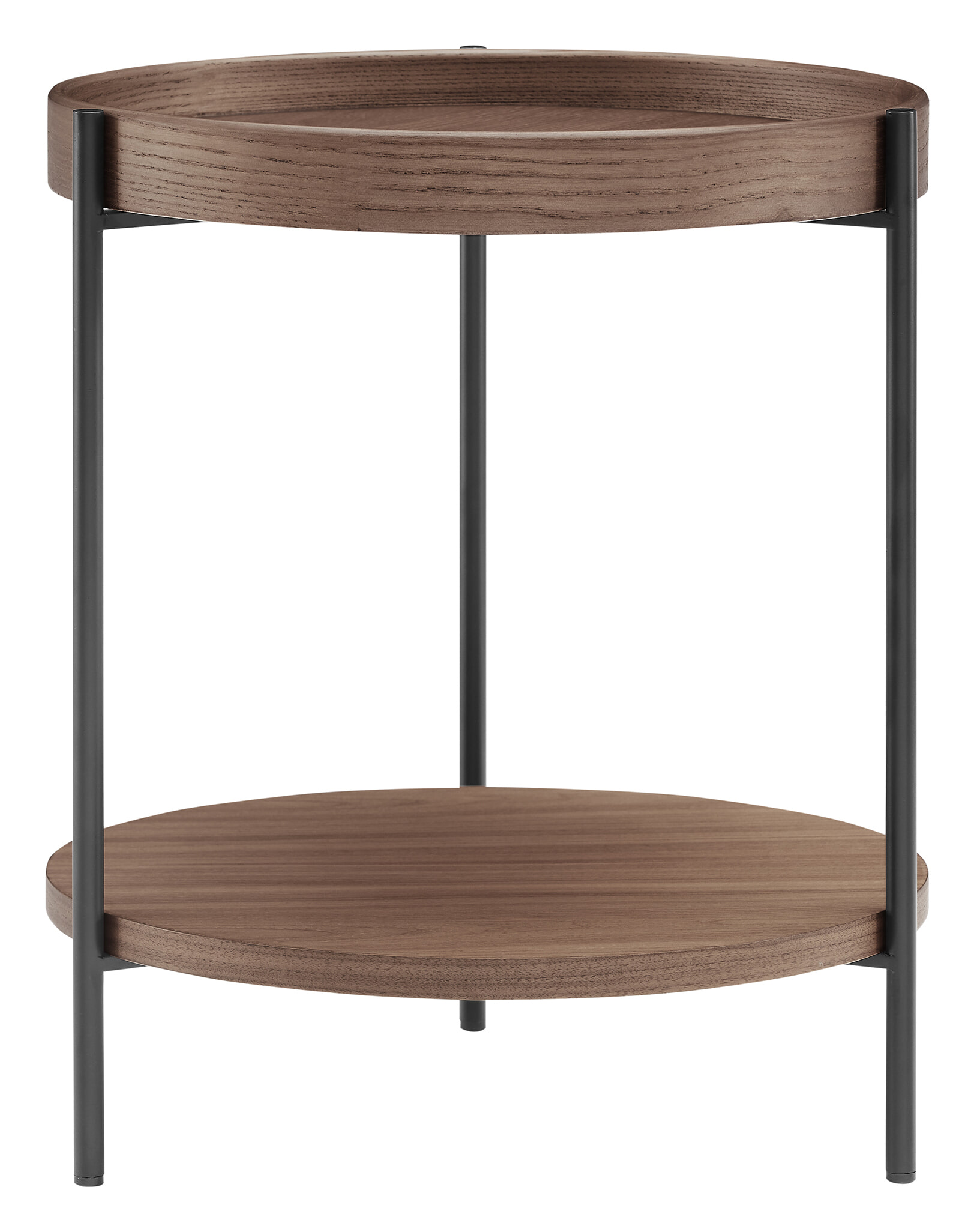 Artistiq Bijzettafel 'Sylver' 44cm, kleur Walnoot
