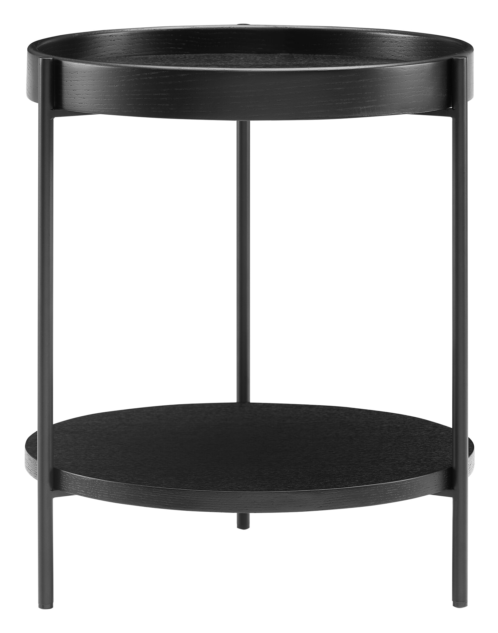 Artistiq Bijzettafel 'Sylver' 44cm, kleur Zwart