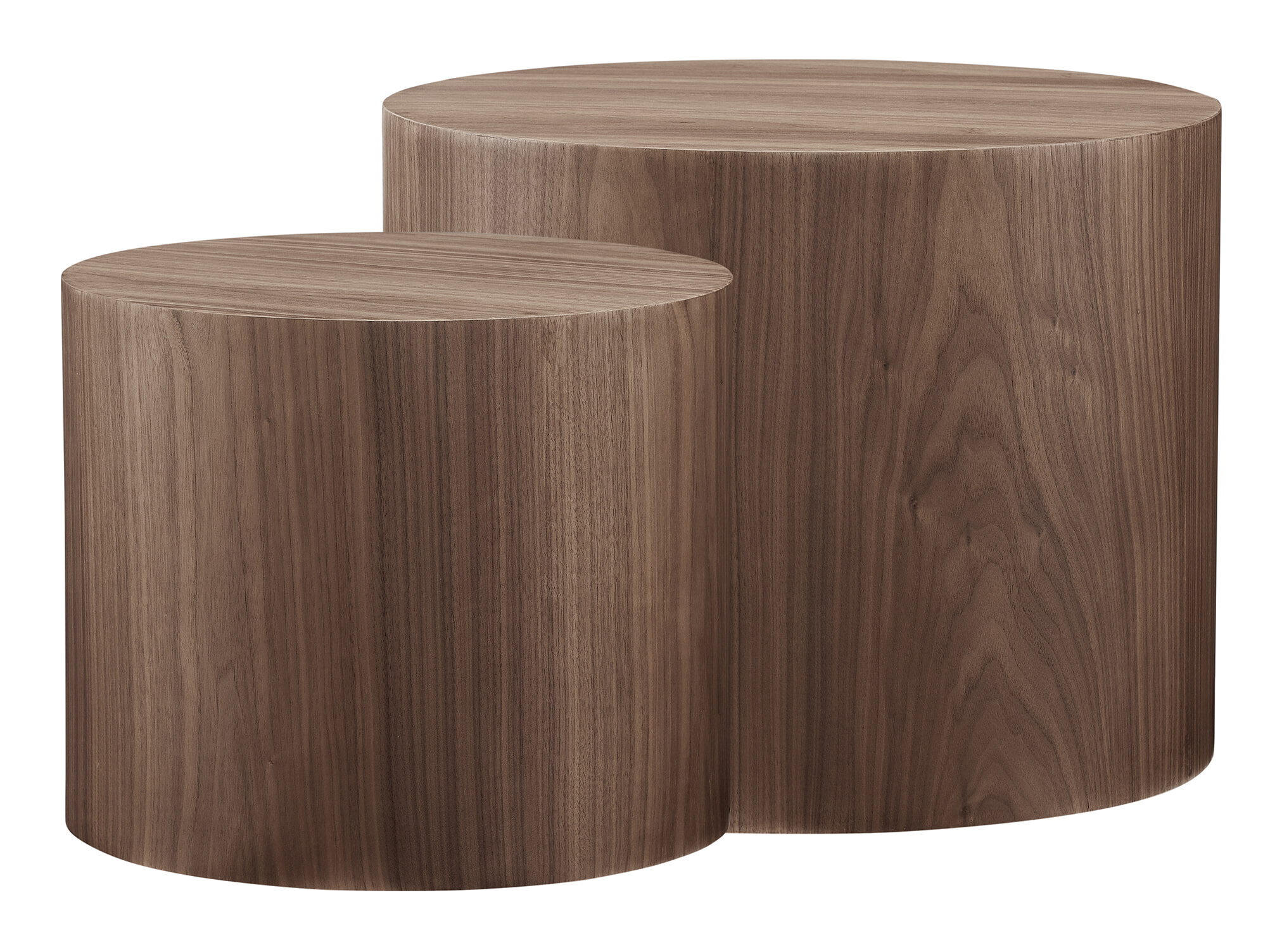 Artistiq Salontafel 'Jolyn' Set van 2 stuks, kleur Walnoot