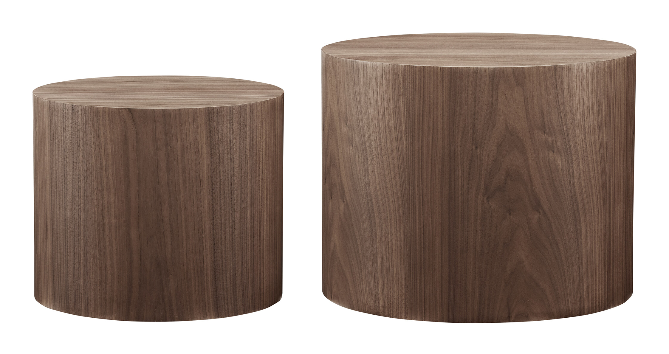 Artistiq Salontafel 'Jolyn' Set van 2 stuks, kleur Walnoot