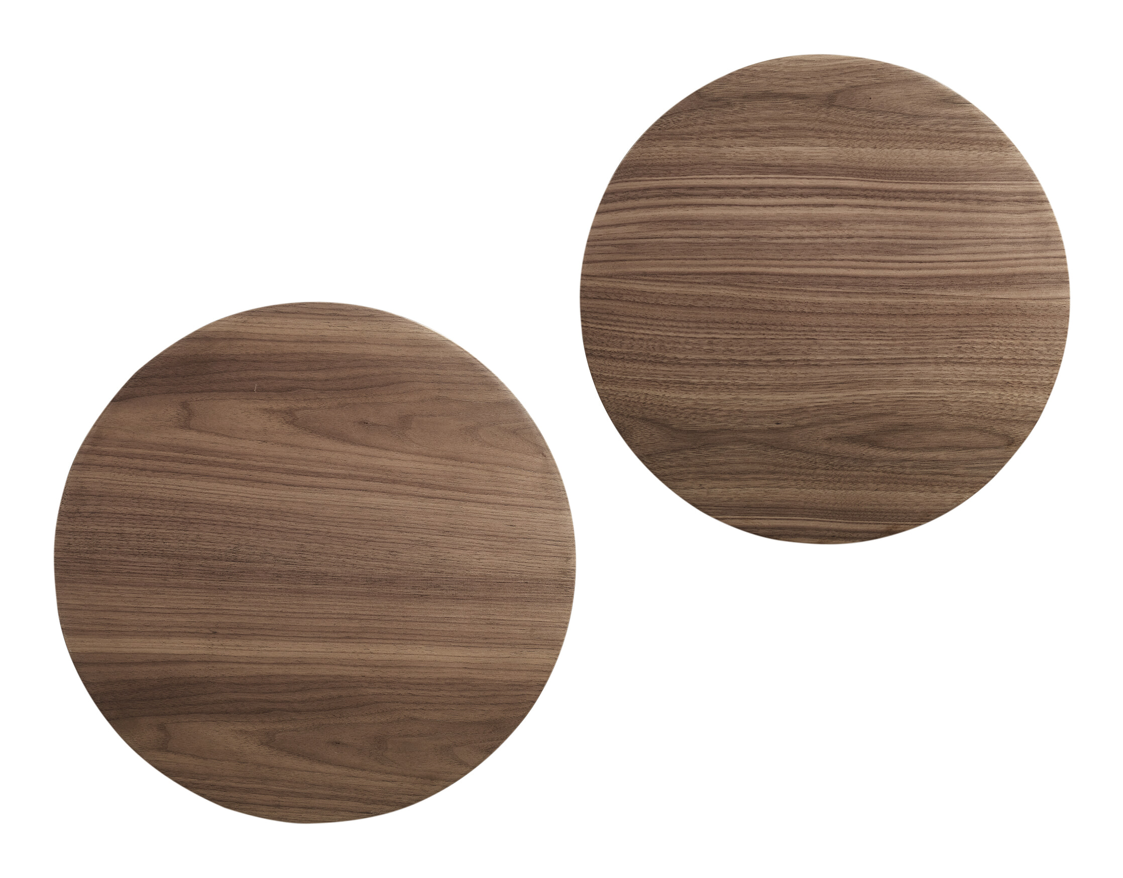 Artistiq Salontafel 'Jolyn' Set van 2 stuks, kleur Walnoot