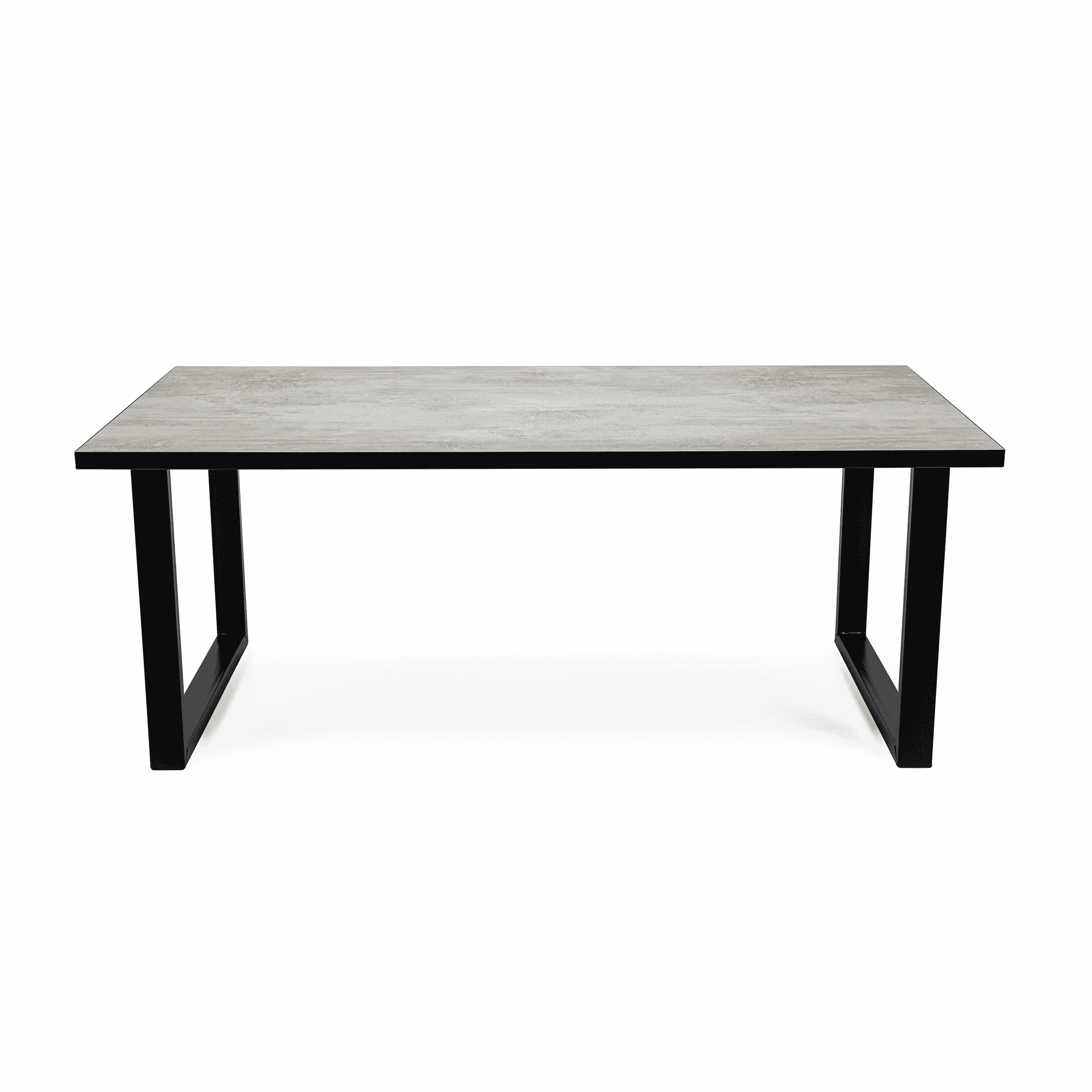 Stalux Eettafel Joop - zwart / beton