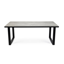 Stalux Eettafel 'Joop' kleur zwart / beton