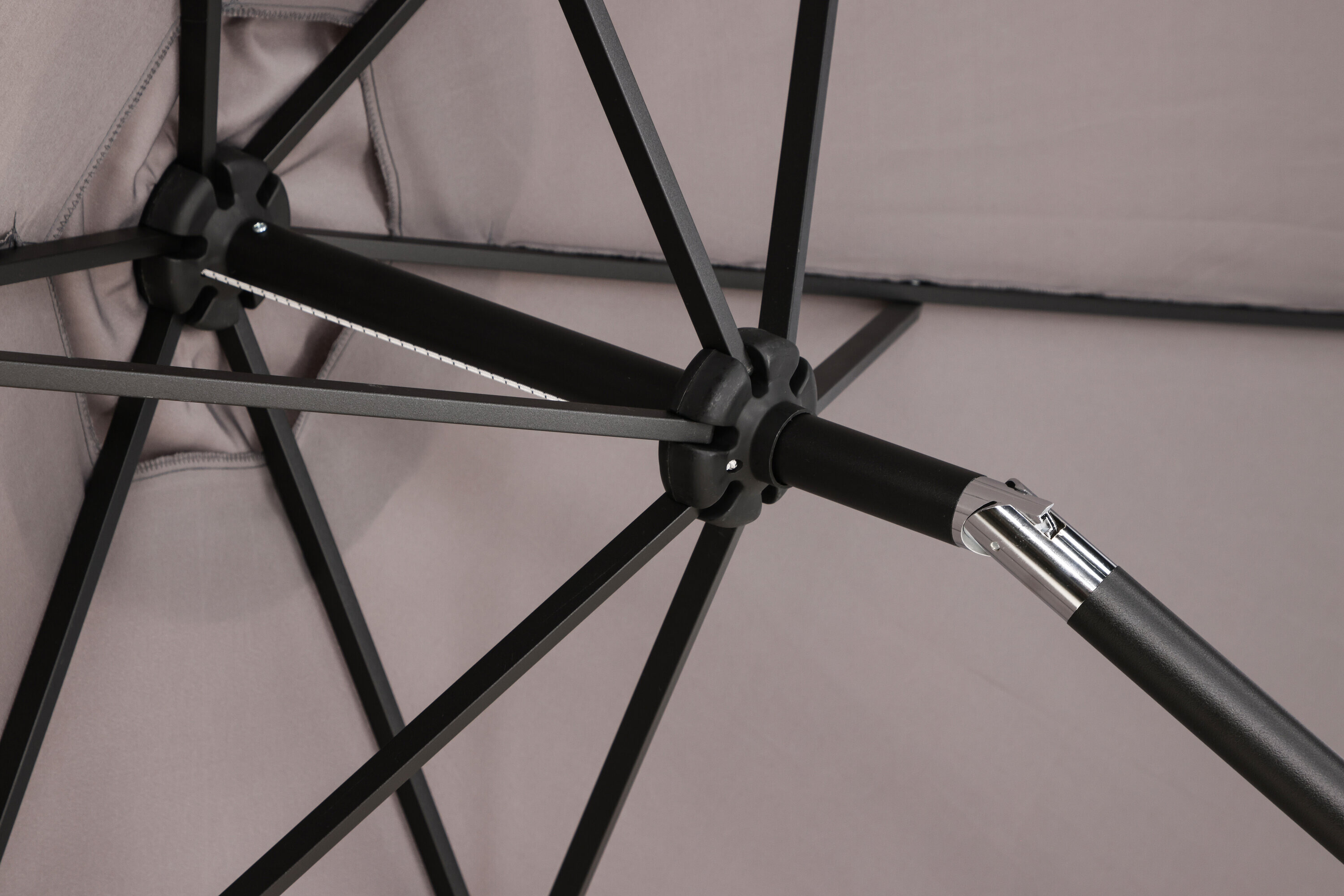 Nohr Parasol 'Antasia' 300cm, kleur Grijs