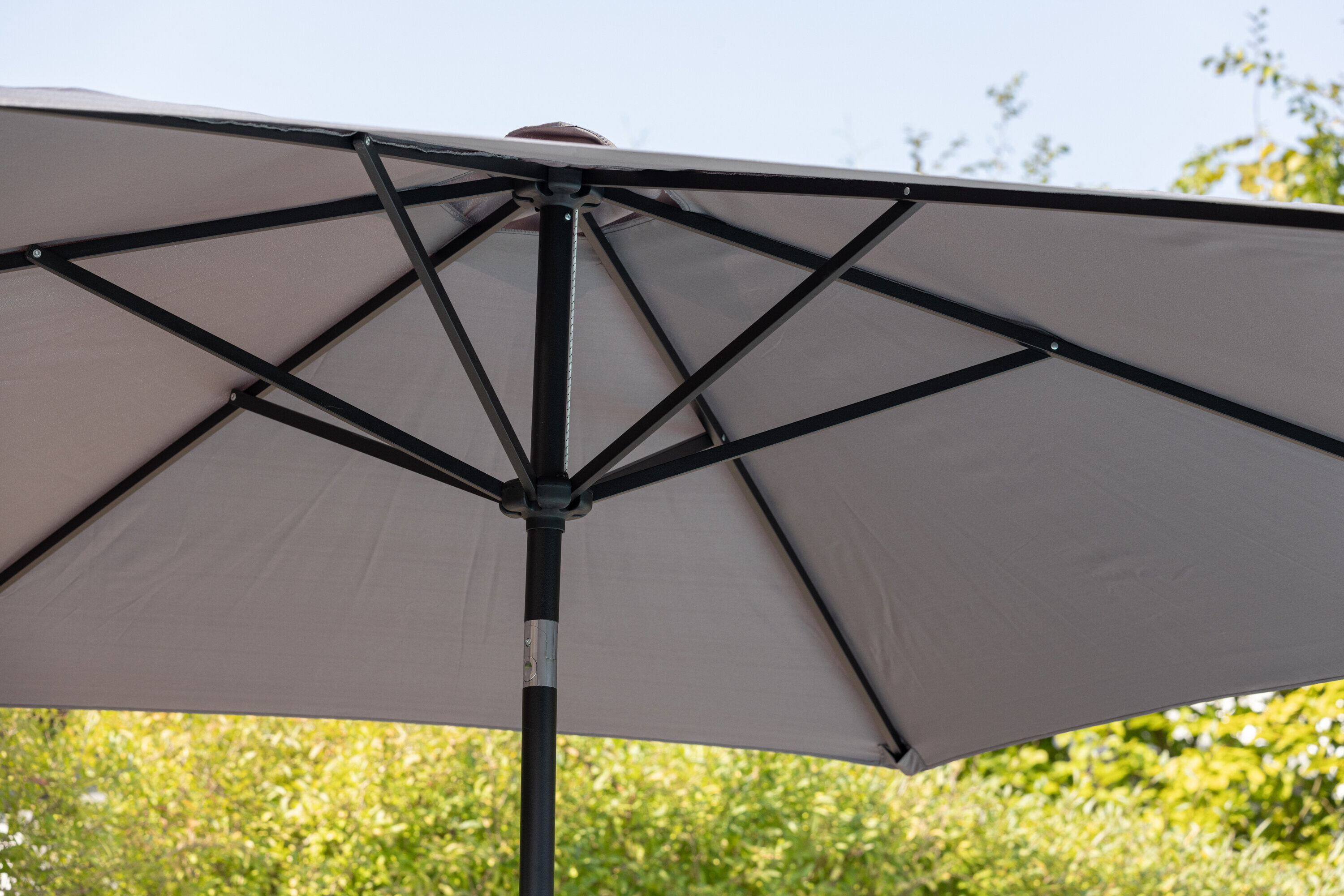 Nohr Parasol 'Antasia' 300cm, kleur Grijs