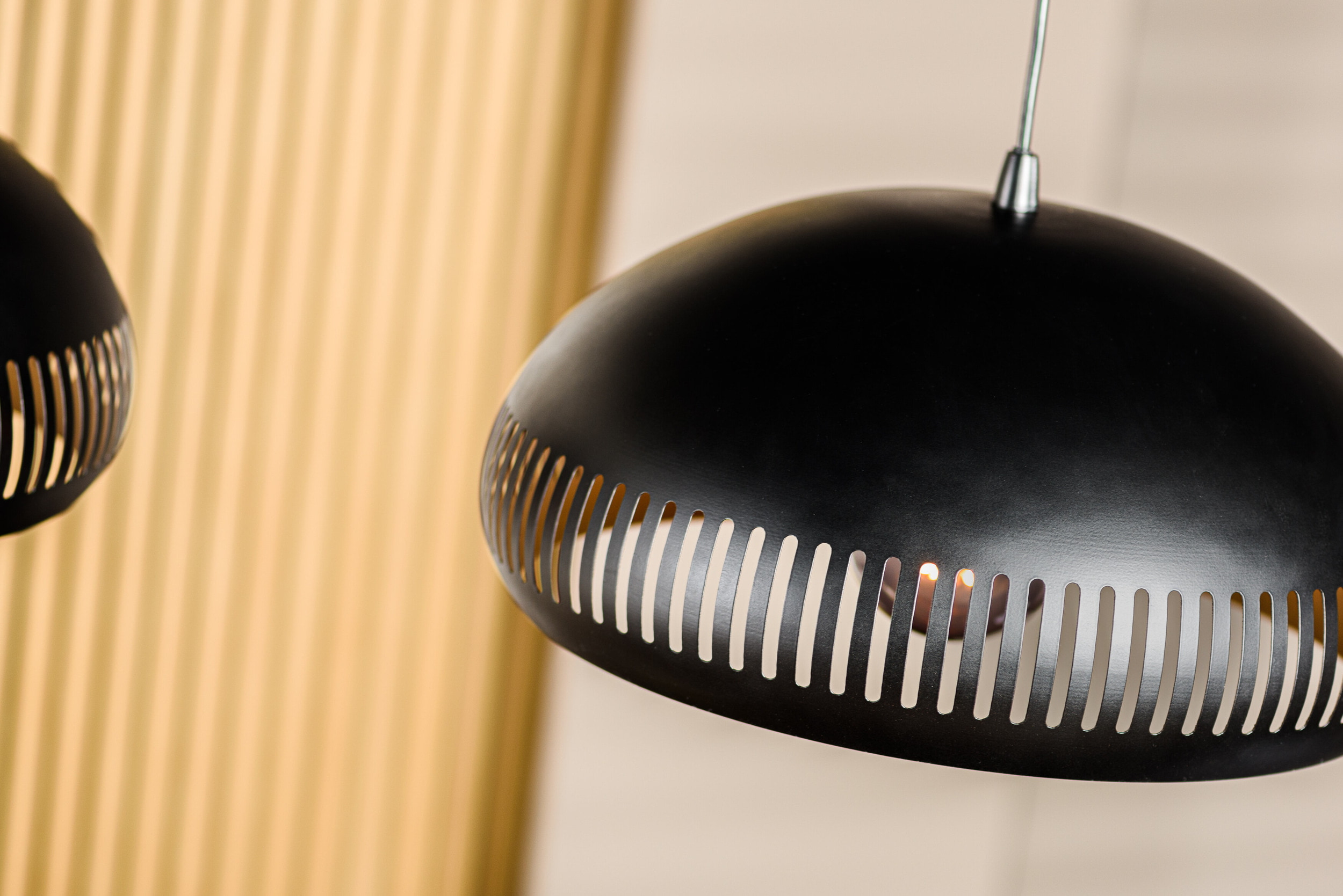 BASE Hanglamp 'Rachel' 3-lamps, kleur Zwart