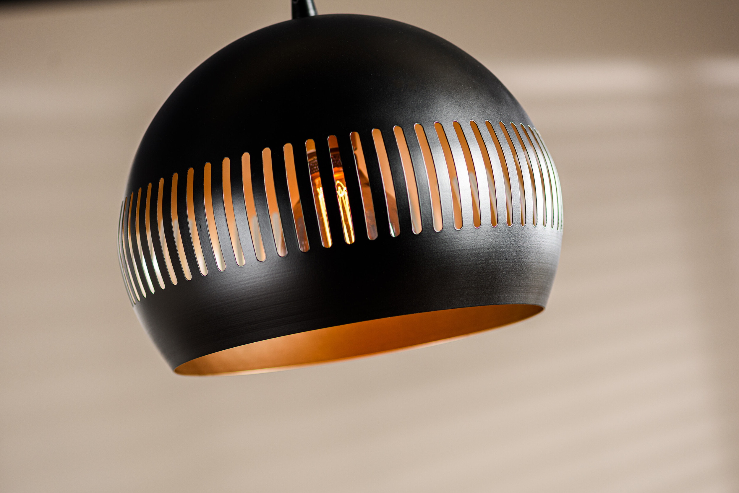 BASE Hanglamp 'Rachel' 3-lamps, kleur Zwart