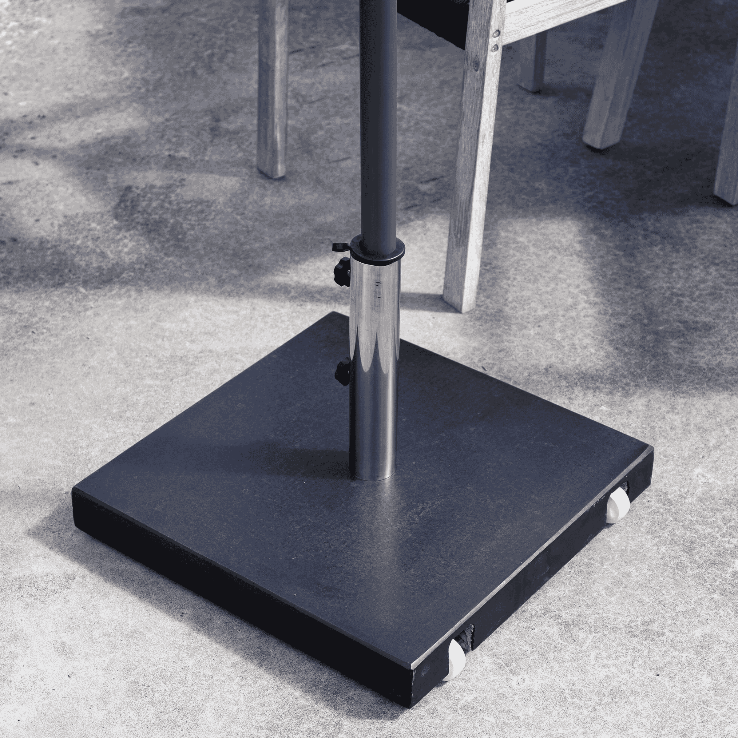 Nohr Parasolvoet 'Kadi' Met wielen, 40kg