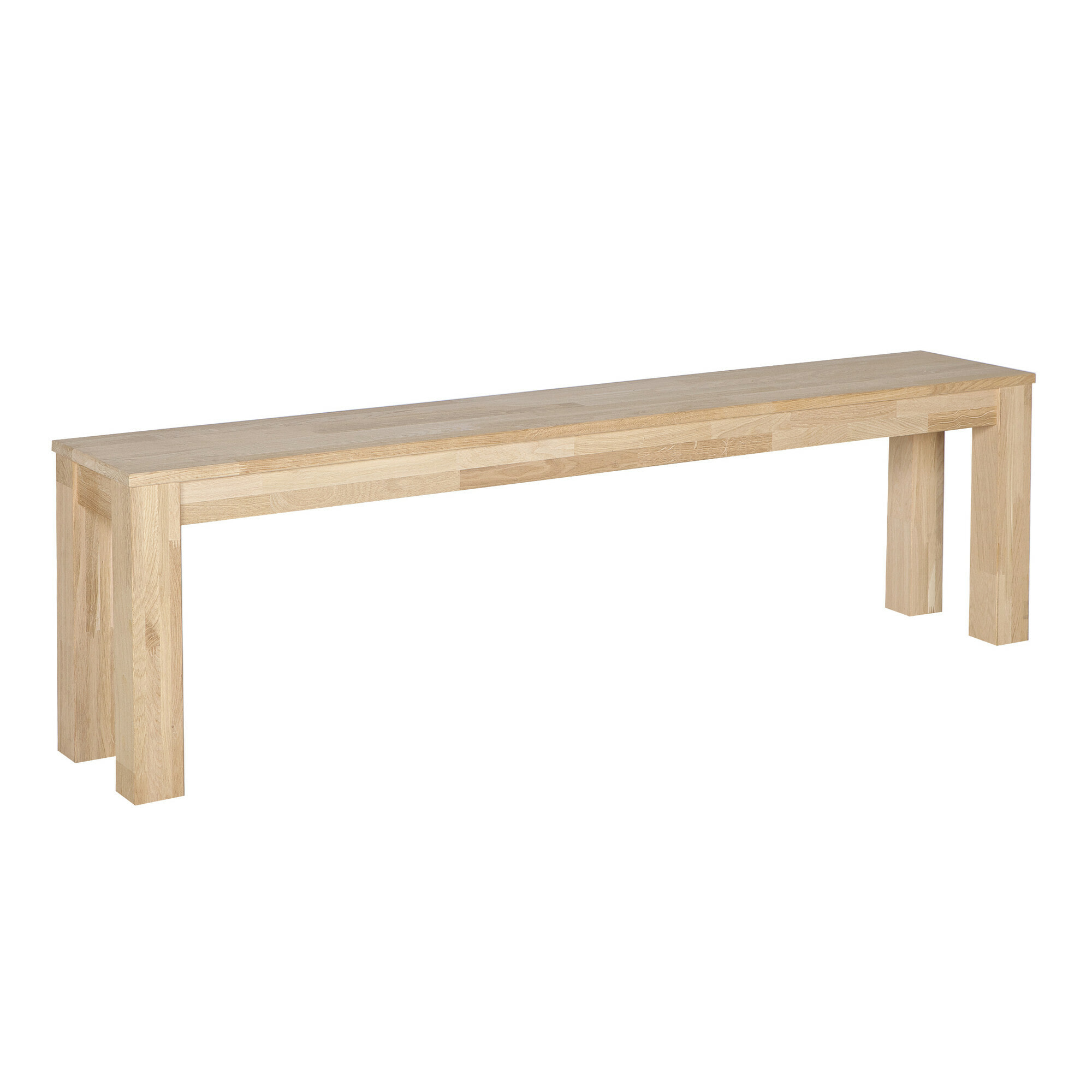 WOOOD Eetkamerbank 'Largo' Eiken, 160cm WOOOD Eetkamerbank 'Largo' Eiken, 160cm
