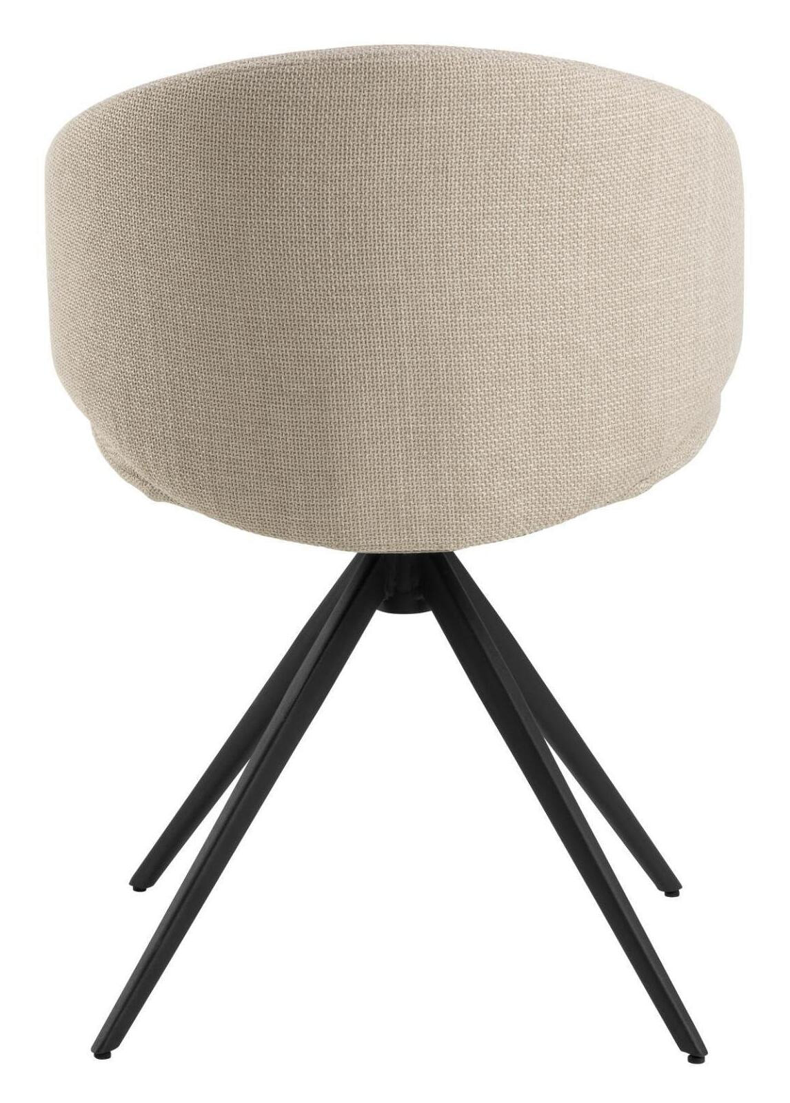 Sohome Draaibare Eetkamerstoel 'Layla' kleur Beige