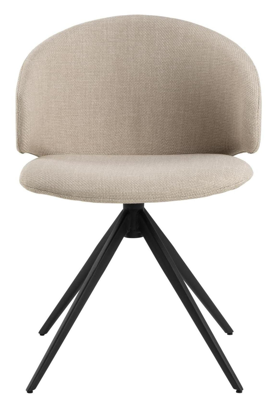 Sohome Draaibare Eetkamerstoel 'Layla' kleur Beige