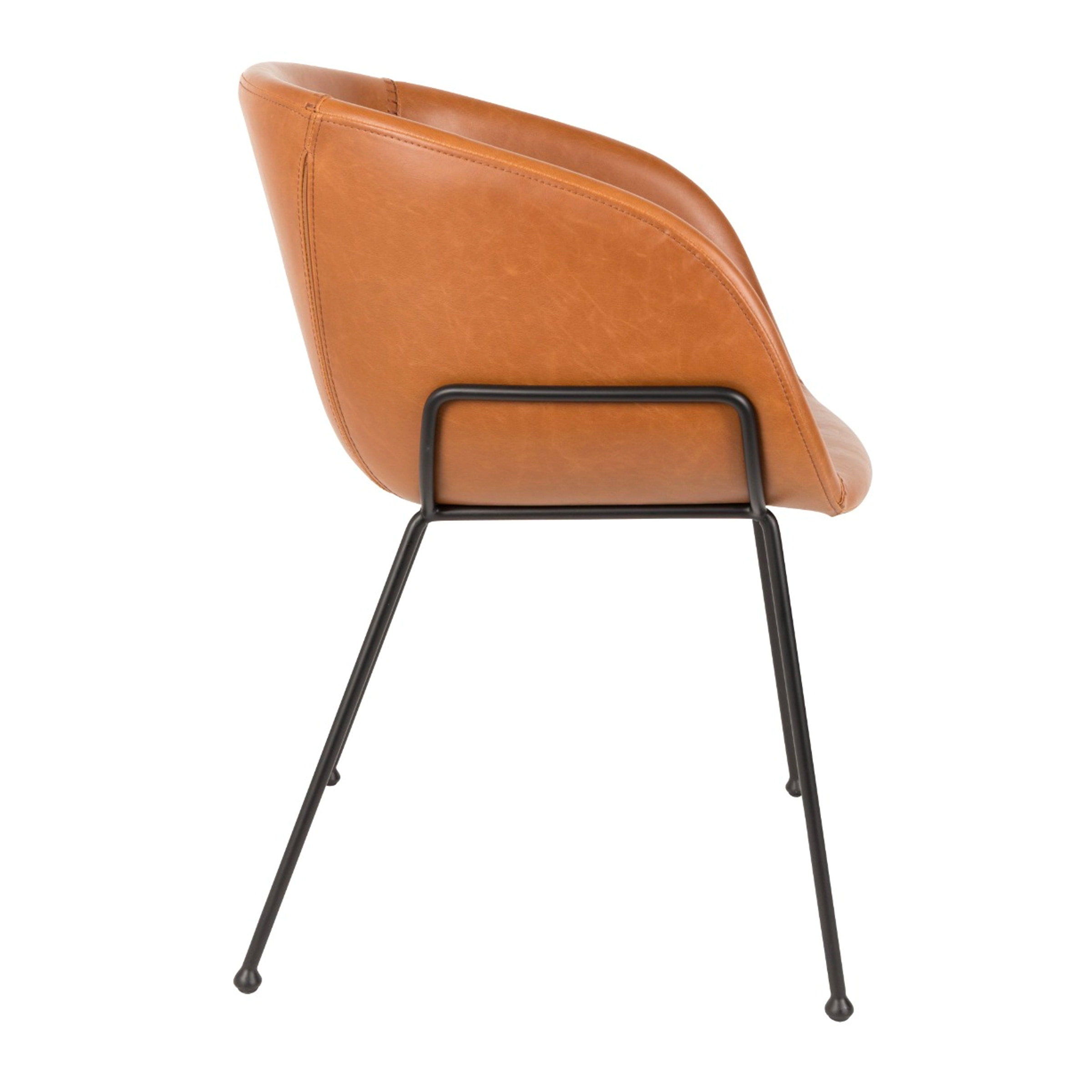 Zuiver Eetkamerstoel 'Feston' PU leder