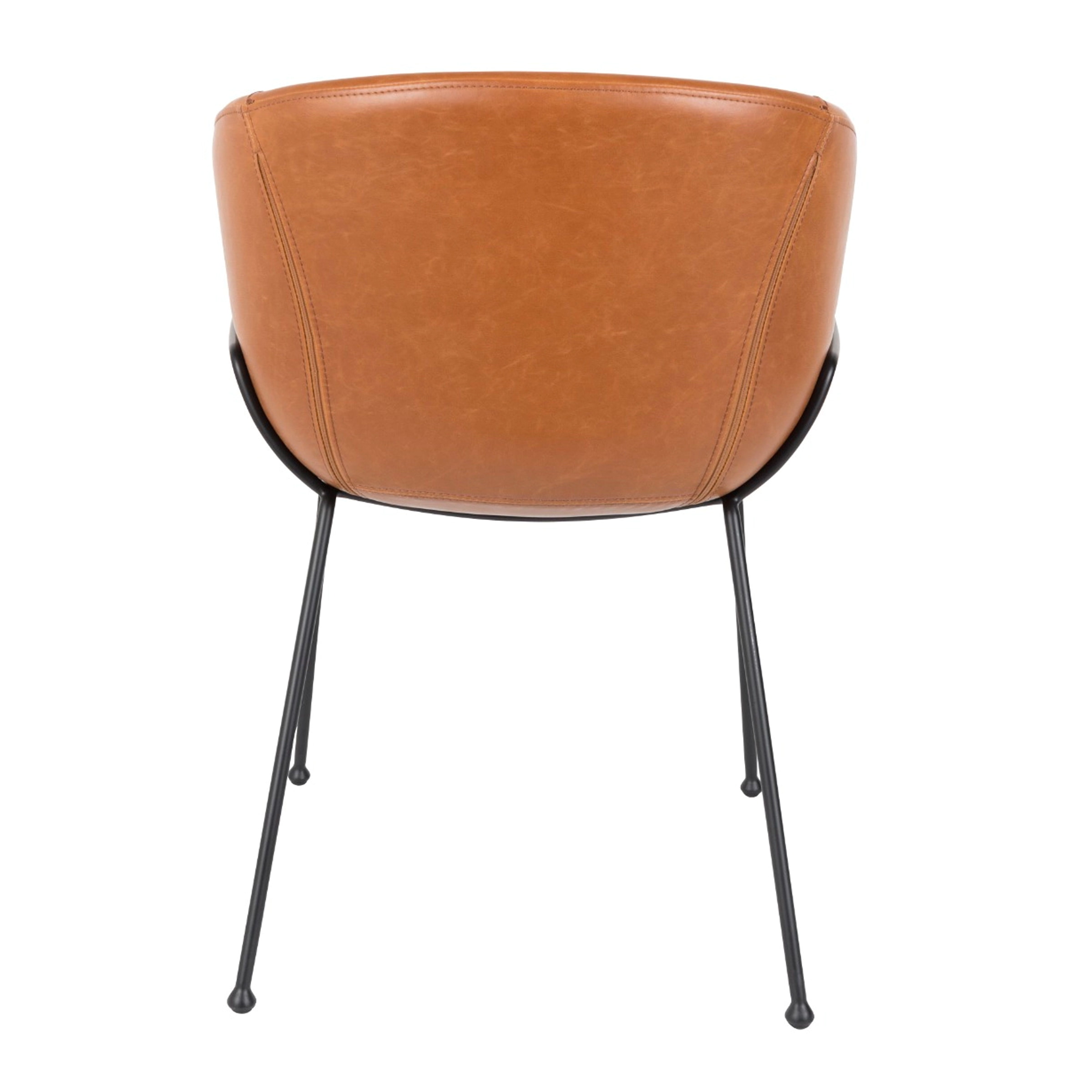 Zuiver Eetkamerstoel 'Feston' PU leder