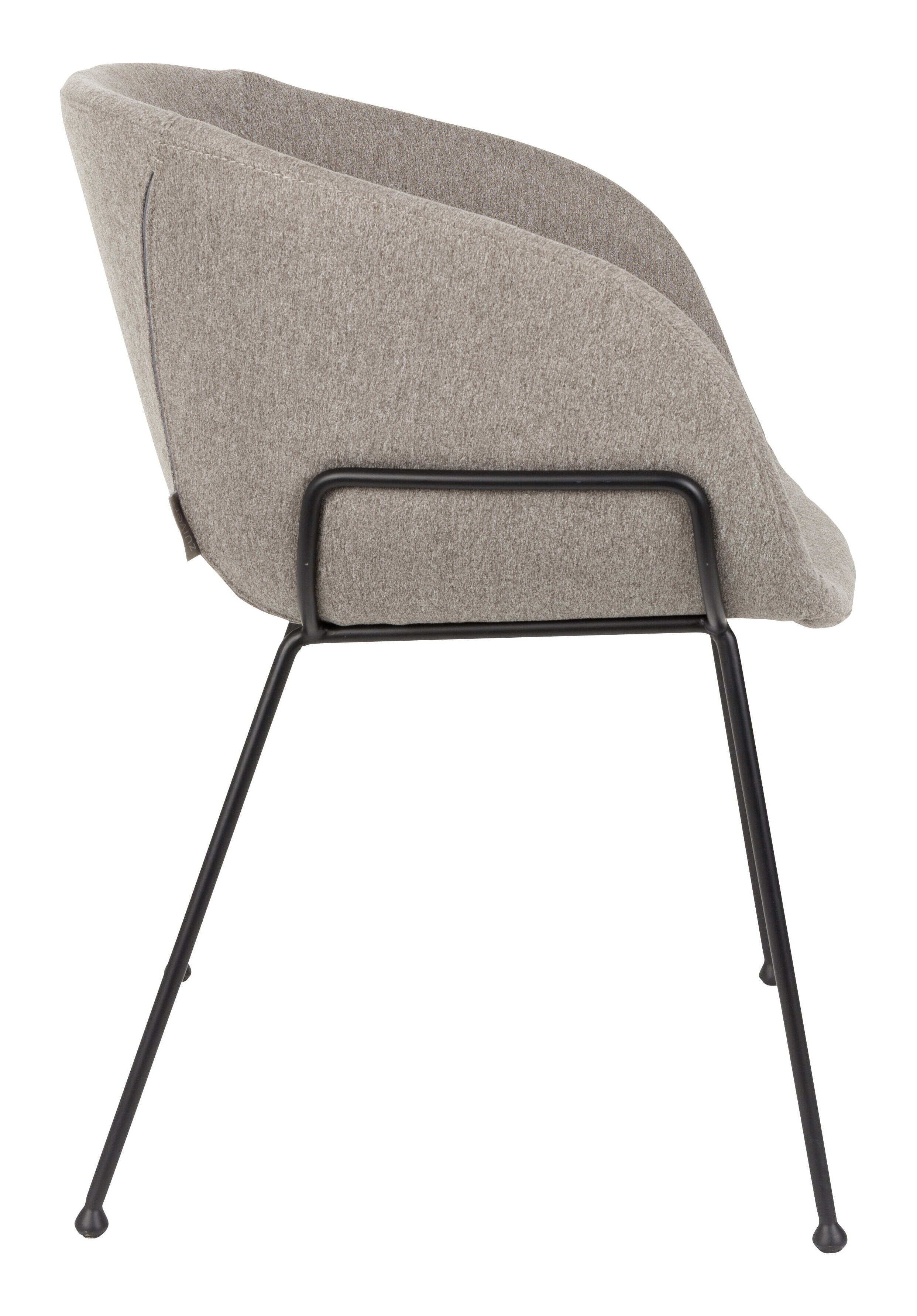 Zuiver Eetkamerstoel 'Feston' Stof, kleur Grijs