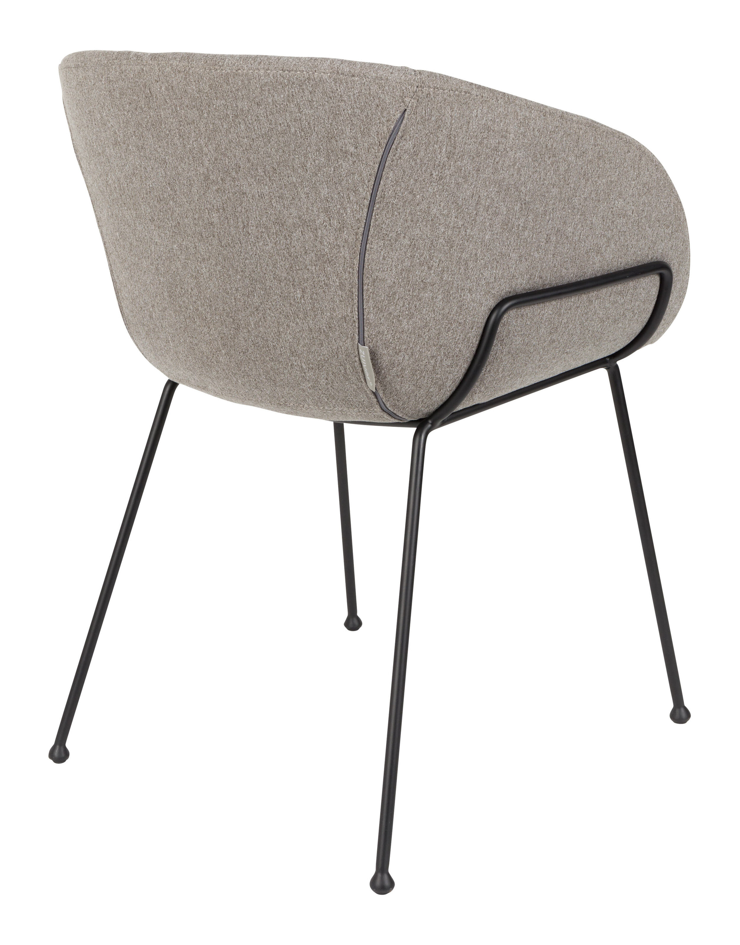 Zuiver Eetkamerstoel 'Feston' Stof, kleur Grijs