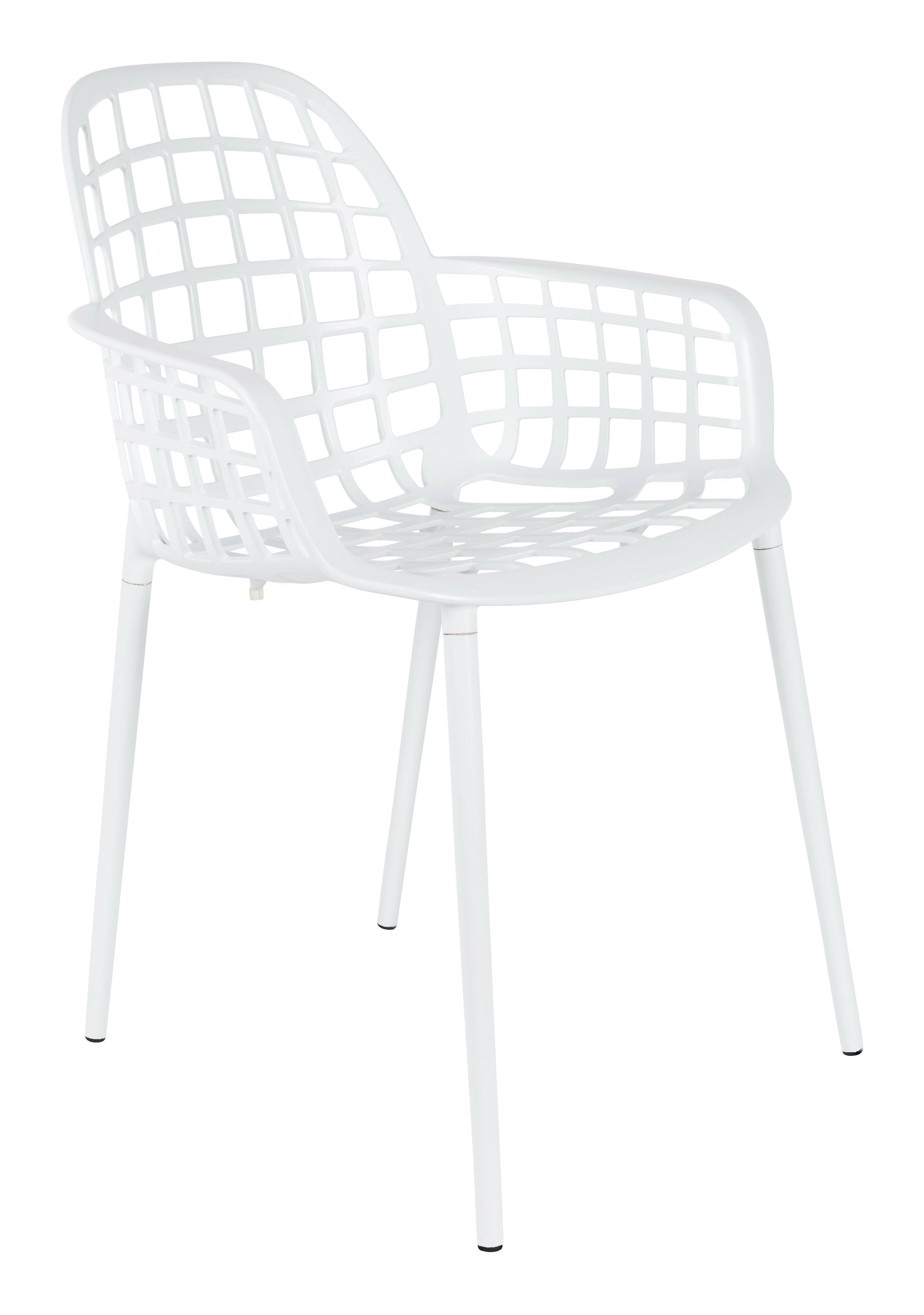 Zuiver Tuinstoel 'Albert Kuip' Aluminium, kleur Wit