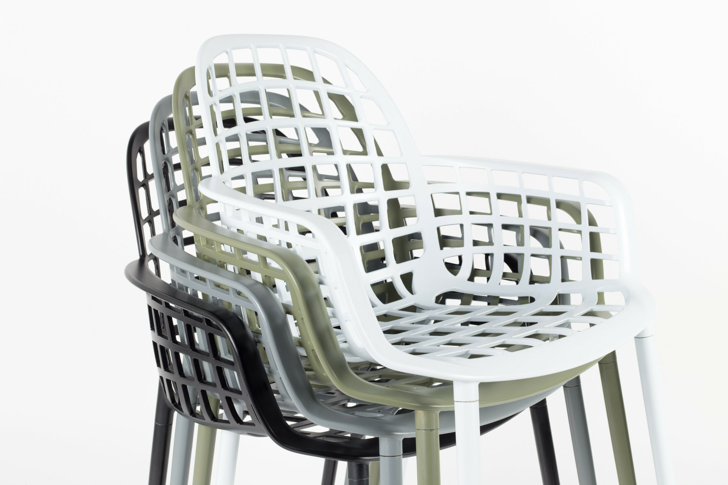 Zuiver Tuinstoel 'Albert Kuip' Aluminium, kleur Wit