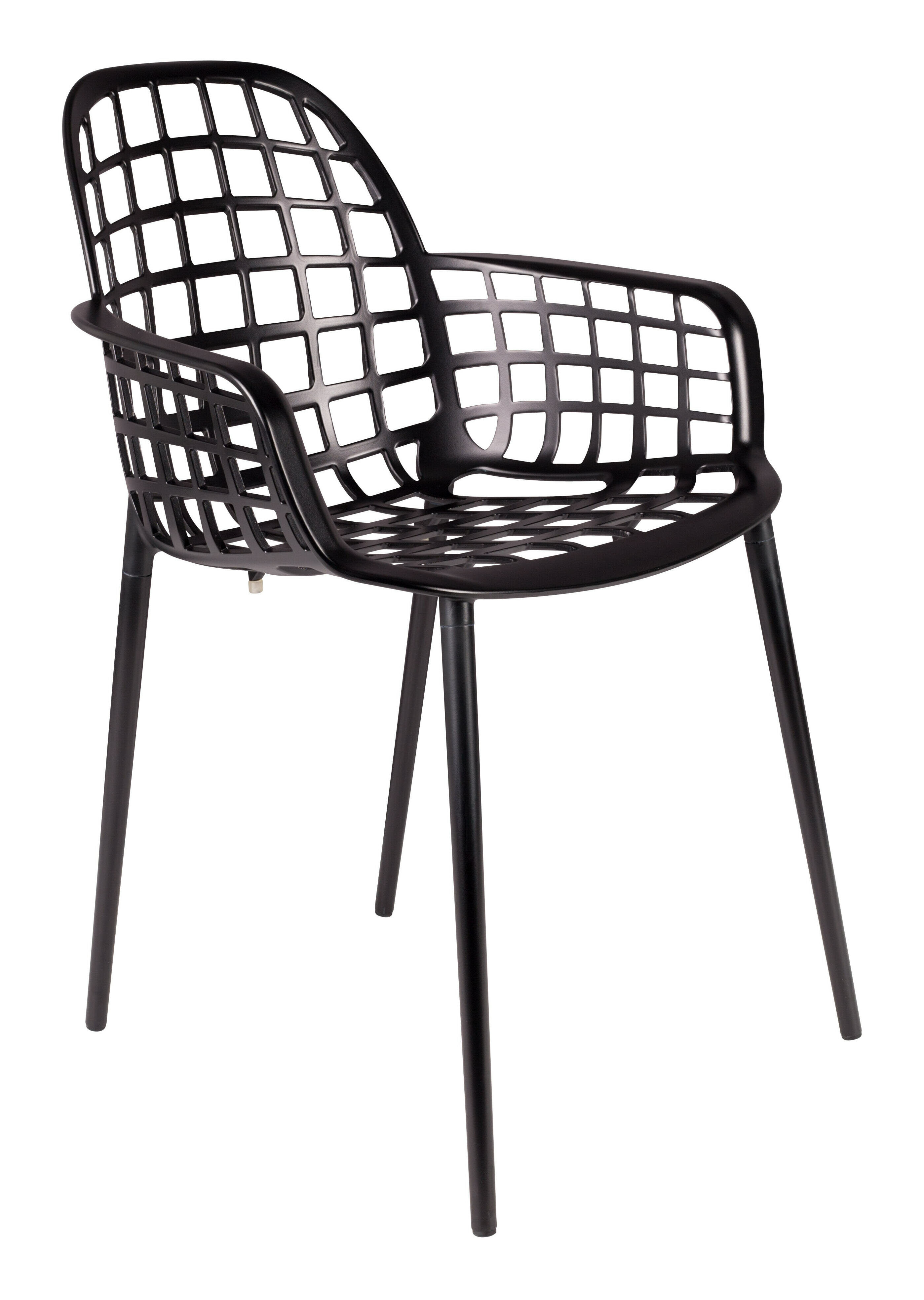 Zuiver Tuinstoel 'Albert Kuip' Aluminium, kleur Zwart