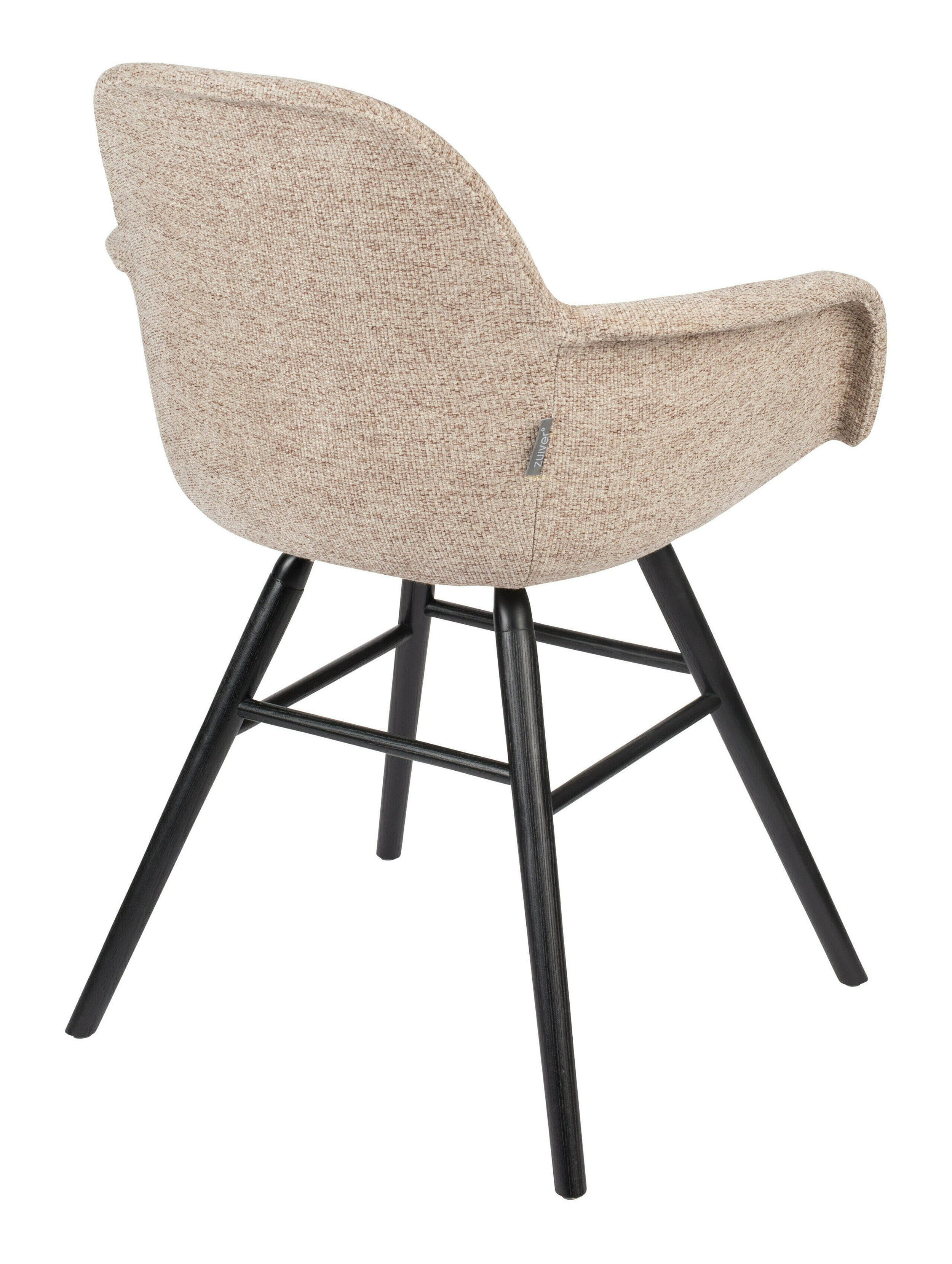 Zuiver Eetkamerstoel 'Albert Kuip' Met armleuning, Soft, kleur Beige