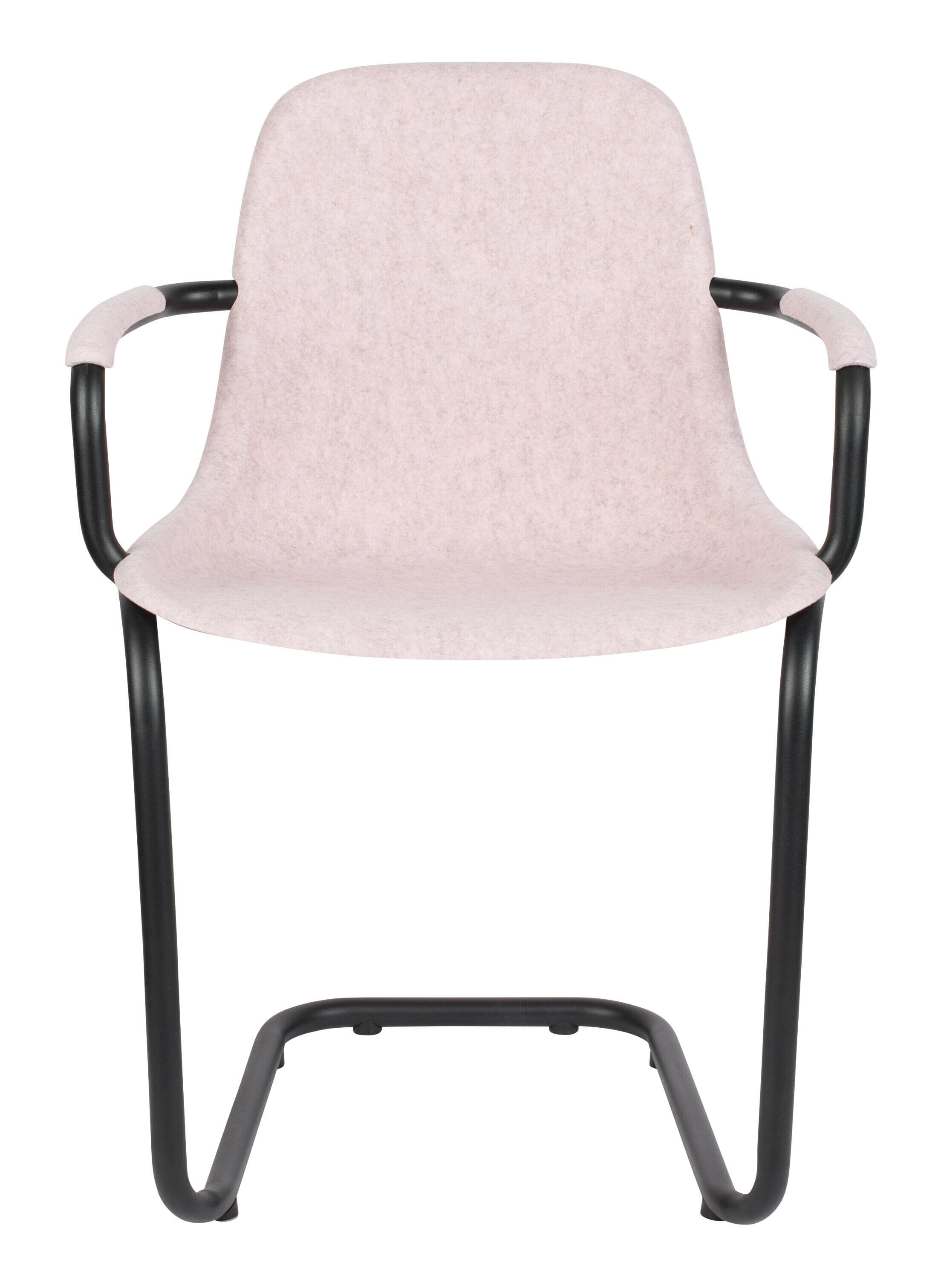 Zuiver Eetkamerstoel 'Thirsty' Met armleuning, Gerecycled PET, kleur Roze