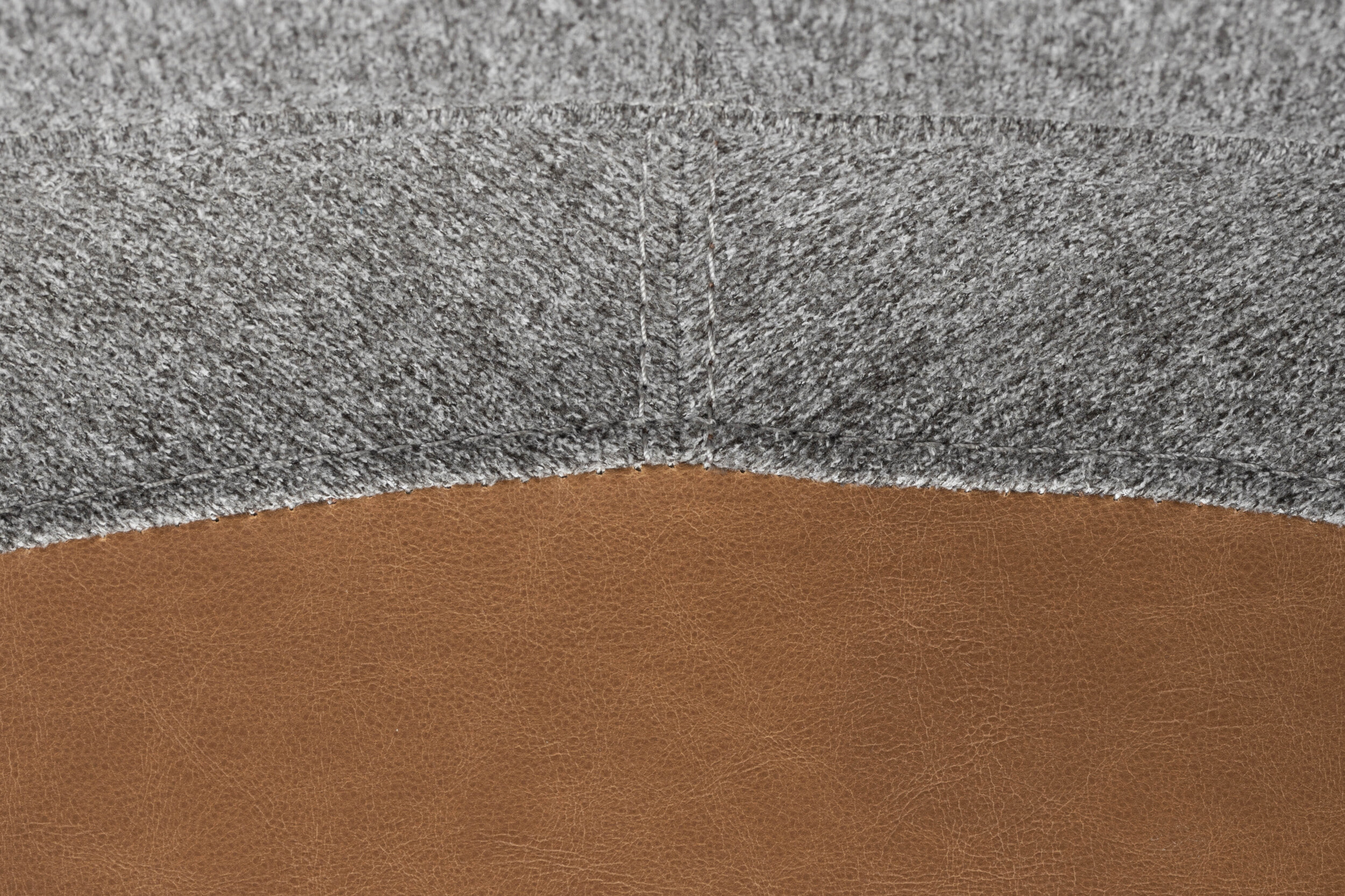 Zuiver Eetkamerstoel 'Doulton' Draaibaar Stof / PU, kleur Grijs / Bruin