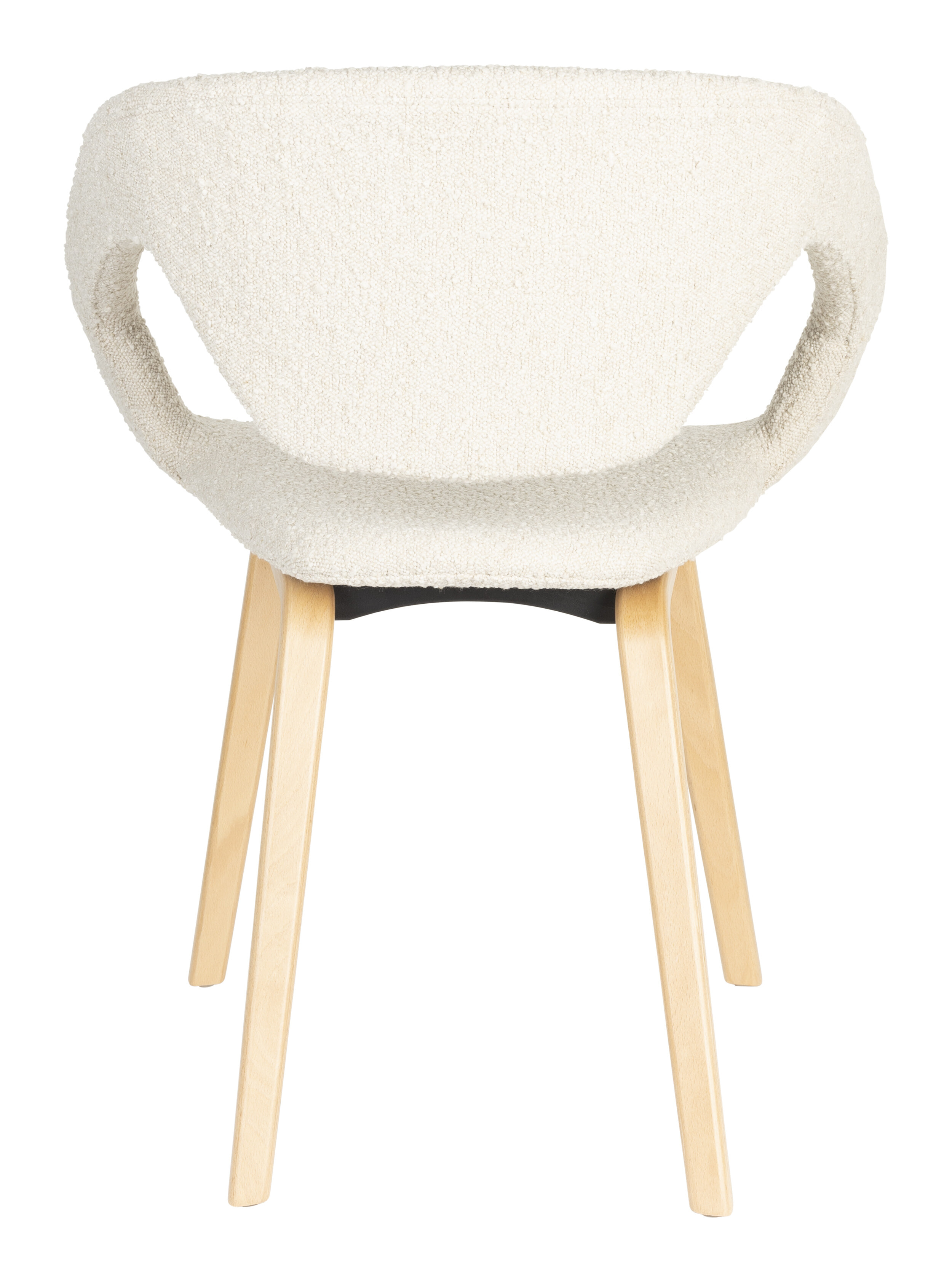Zuiver Eetkamerstoel 'Flexback' Bouclé, kleur Beige