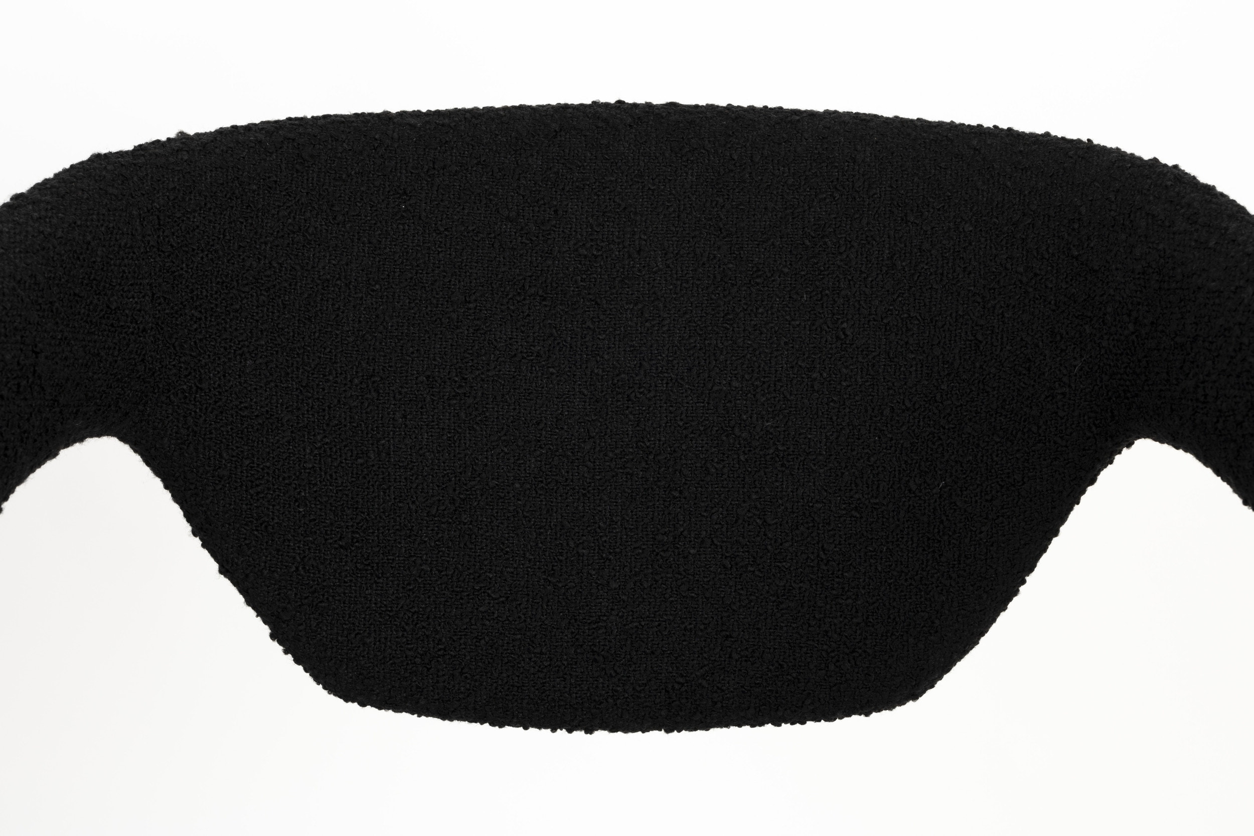 Zuiver Eetkamerstoel 'Flexback' Bouclé, kleur Zwart