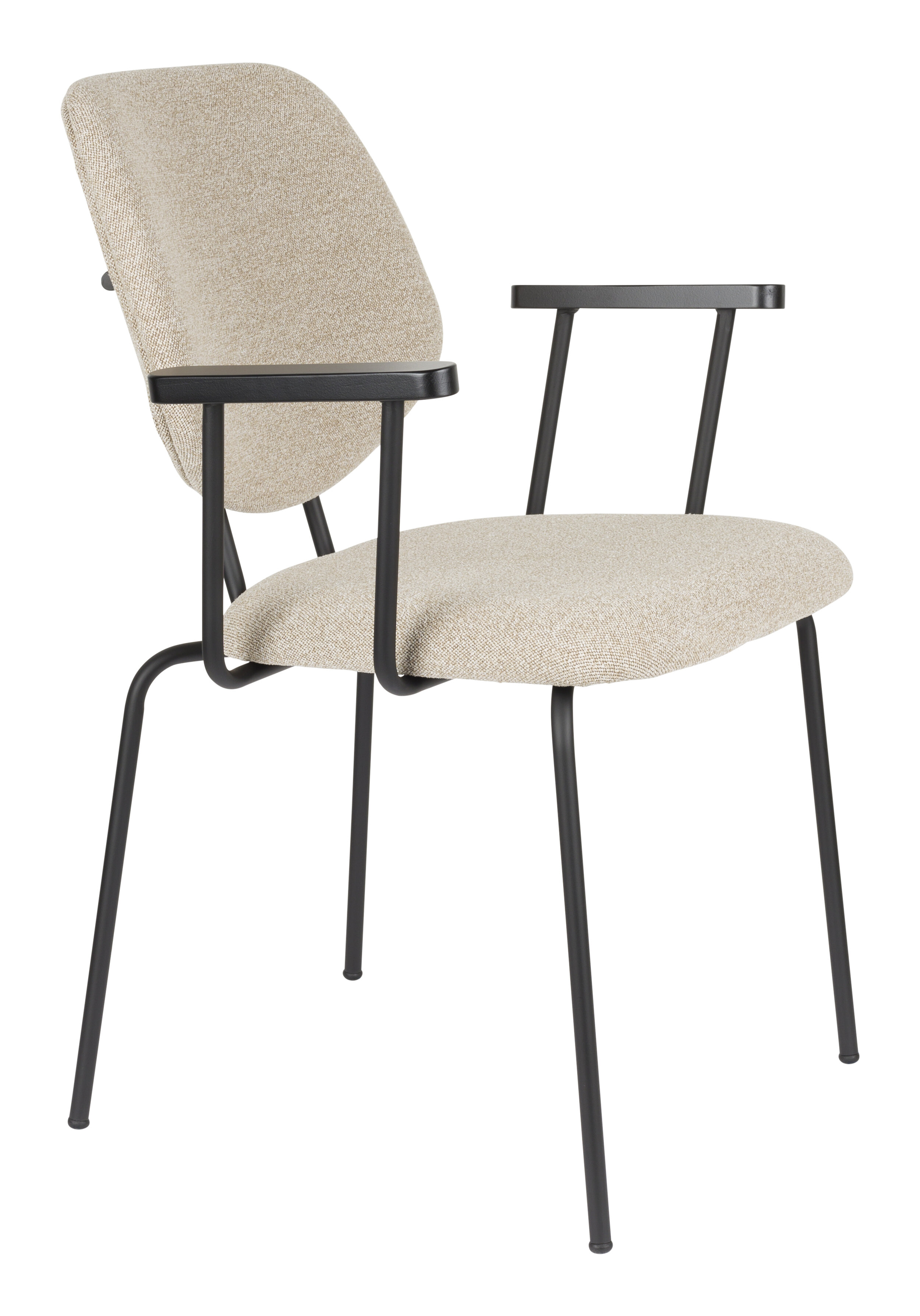 ZILT Eetkamerstoel 'Lora' Met armleuning, Bouclé