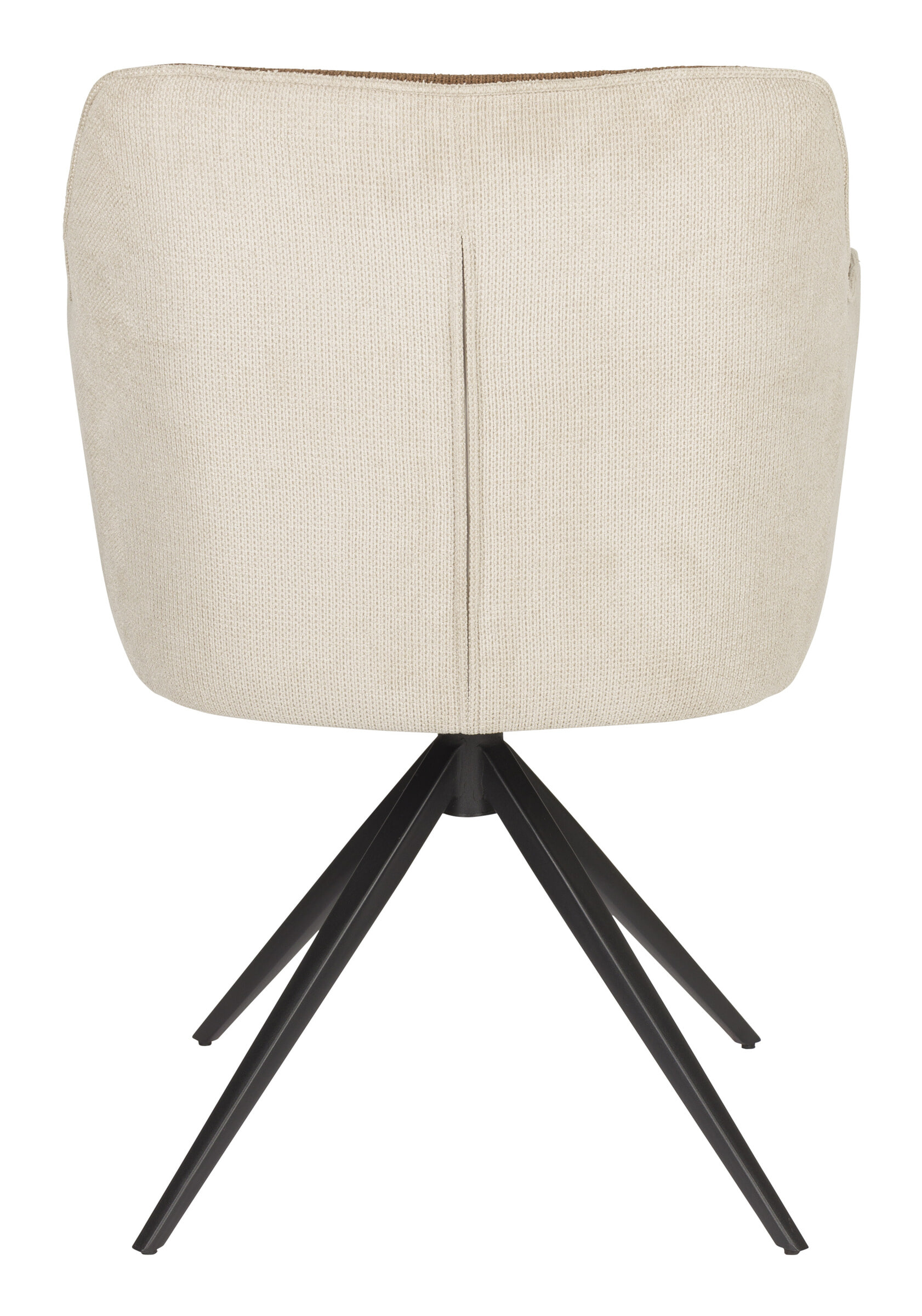 ZILT Eetkamerstoel 'Hasani' kleur Beige/Bruin
