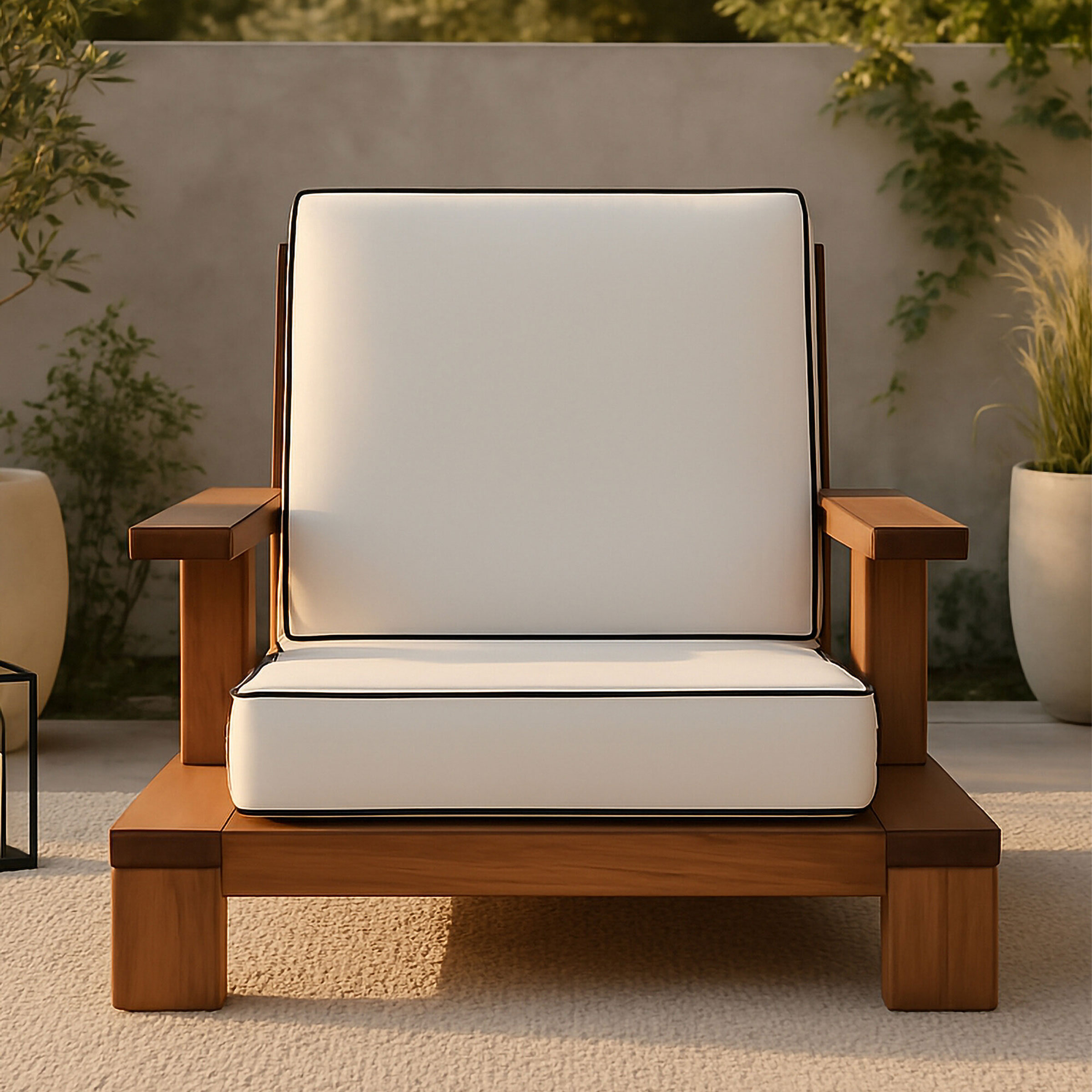 Nohr Loungestoel 'Jesslyn' Acaciahout