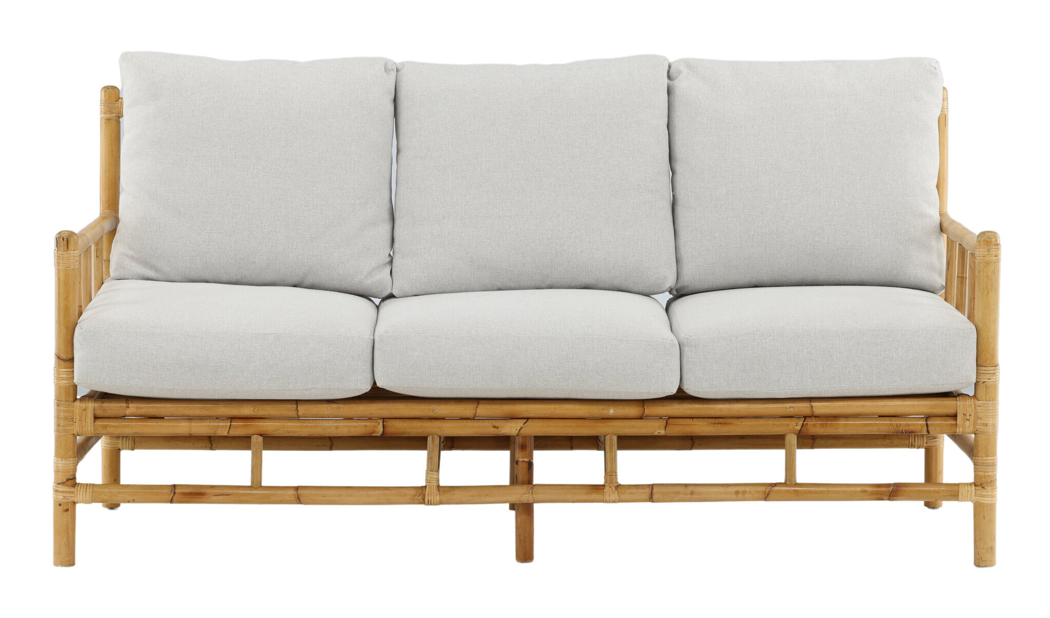 Nohr 3-zits Tuinbank 'Zev' Rotan