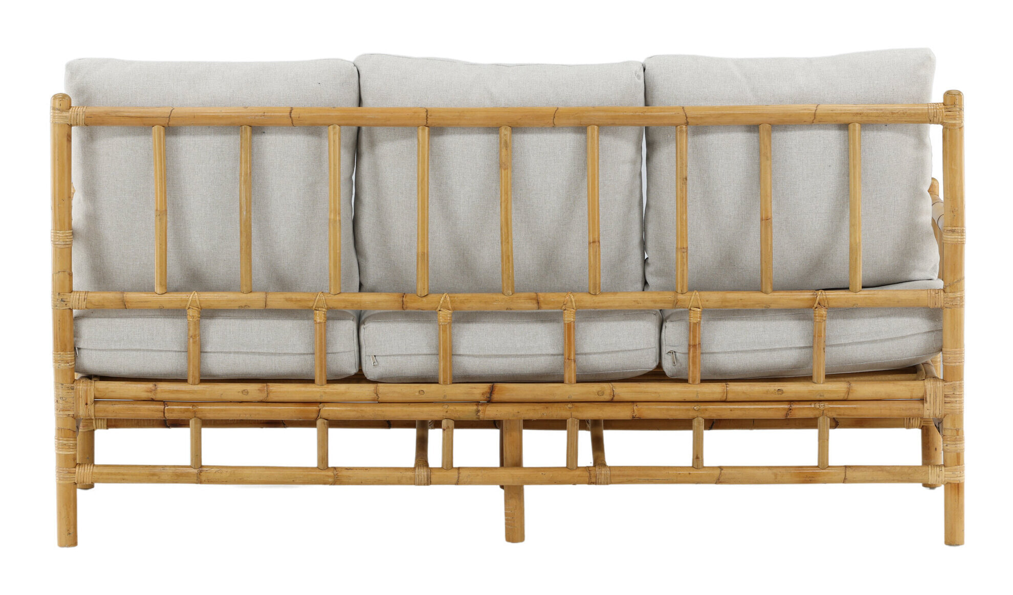 Nohr 3-zits Tuinbank 'Zev' Rotan