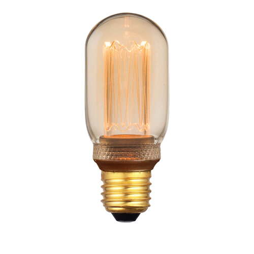 BASE Kooldraadlamp 'Tarika' 16cm, E27 8W, kleur Amber, dimbaar