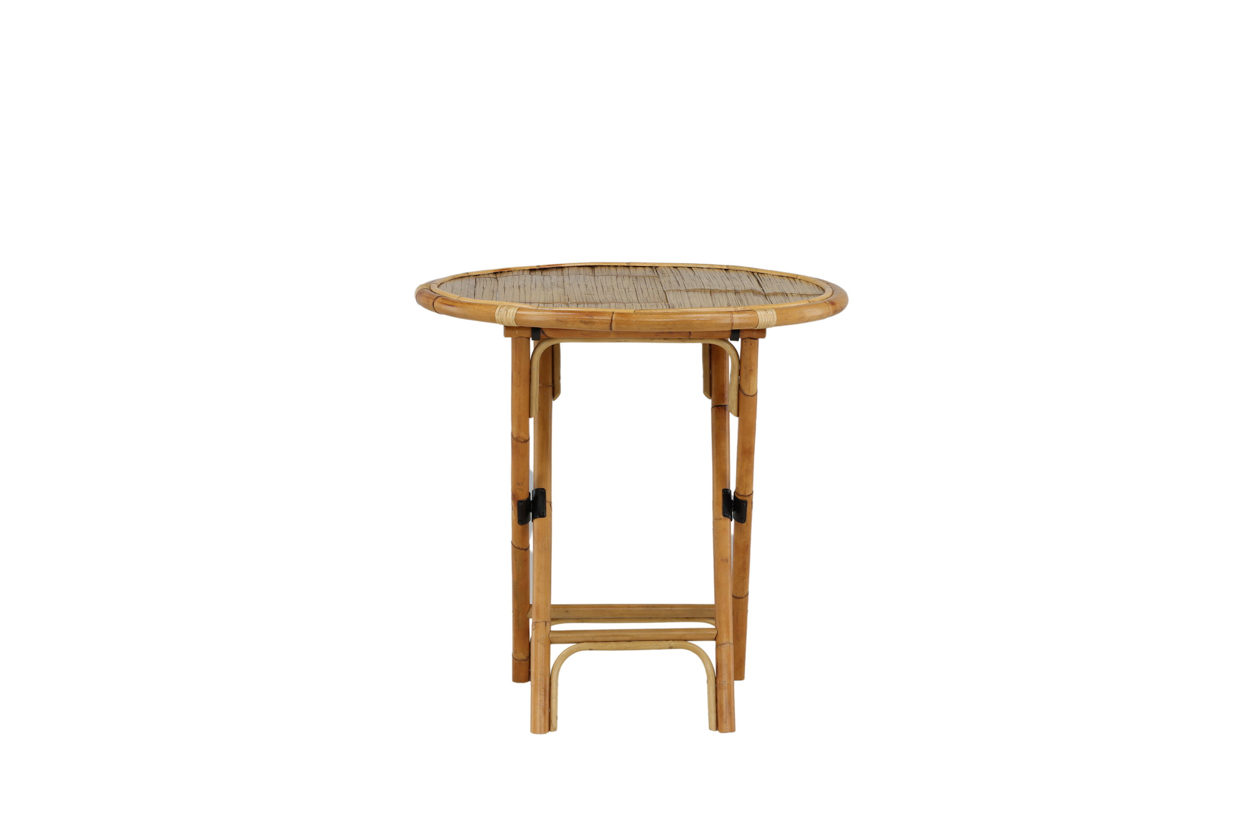 Nohr Ronde Bistrotafel 'Zev' Bamboe, 80cm