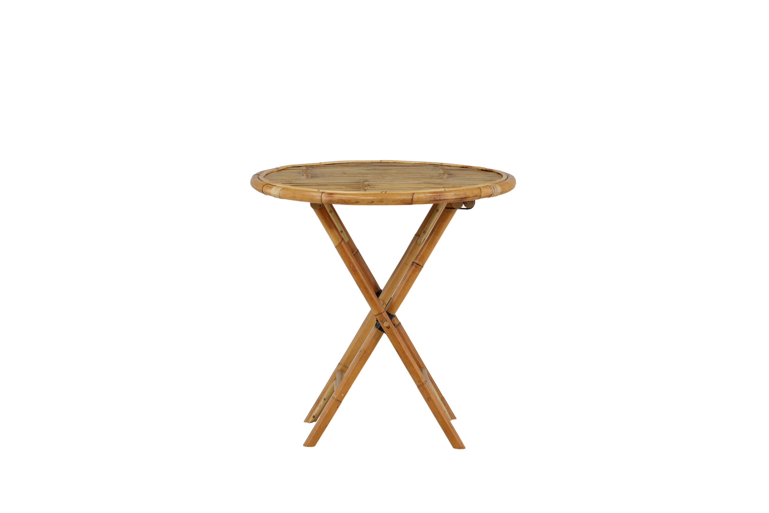 Nohr Ronde Bistrotafel 'Zev' Bamboe, 80cm